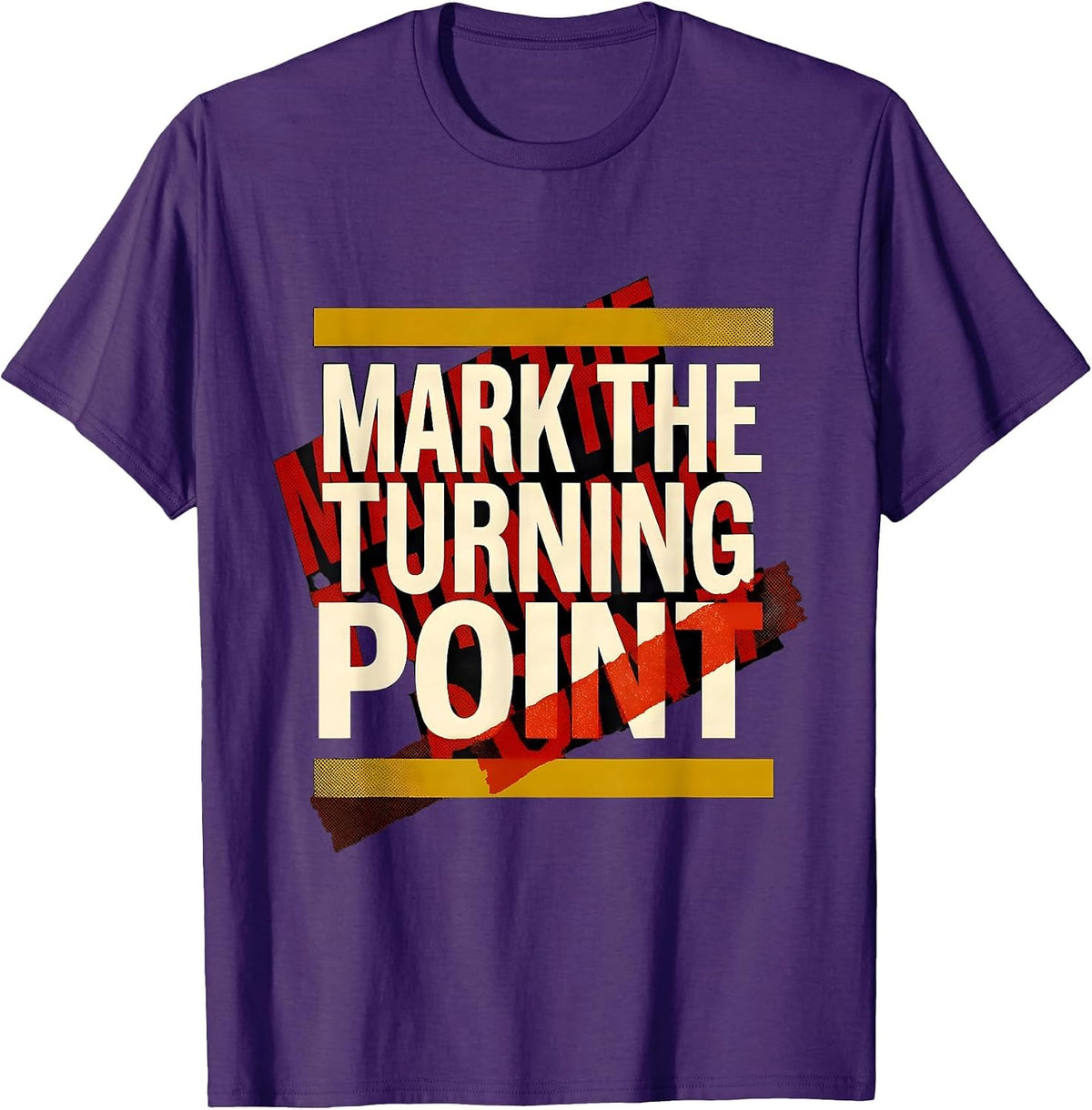 Mark The Turning Point Funny History Teacher Subject Pride T-Shirt - Purple