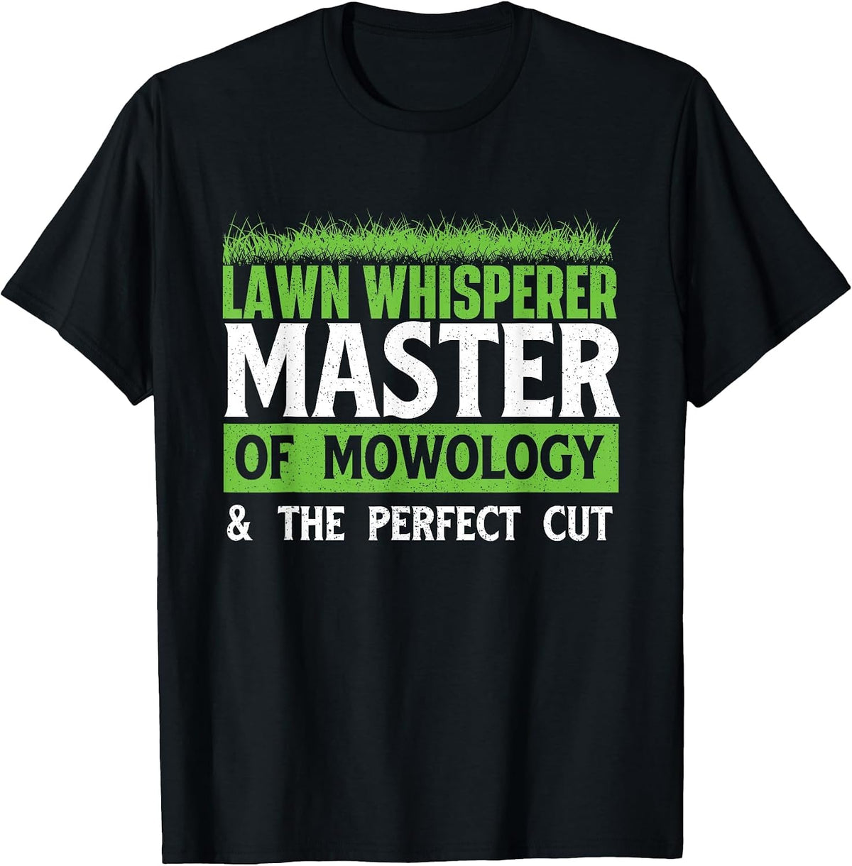 Lawn Whisperer - Landscaper Groundskeeper Gardener Mowing T-Shirt - Black