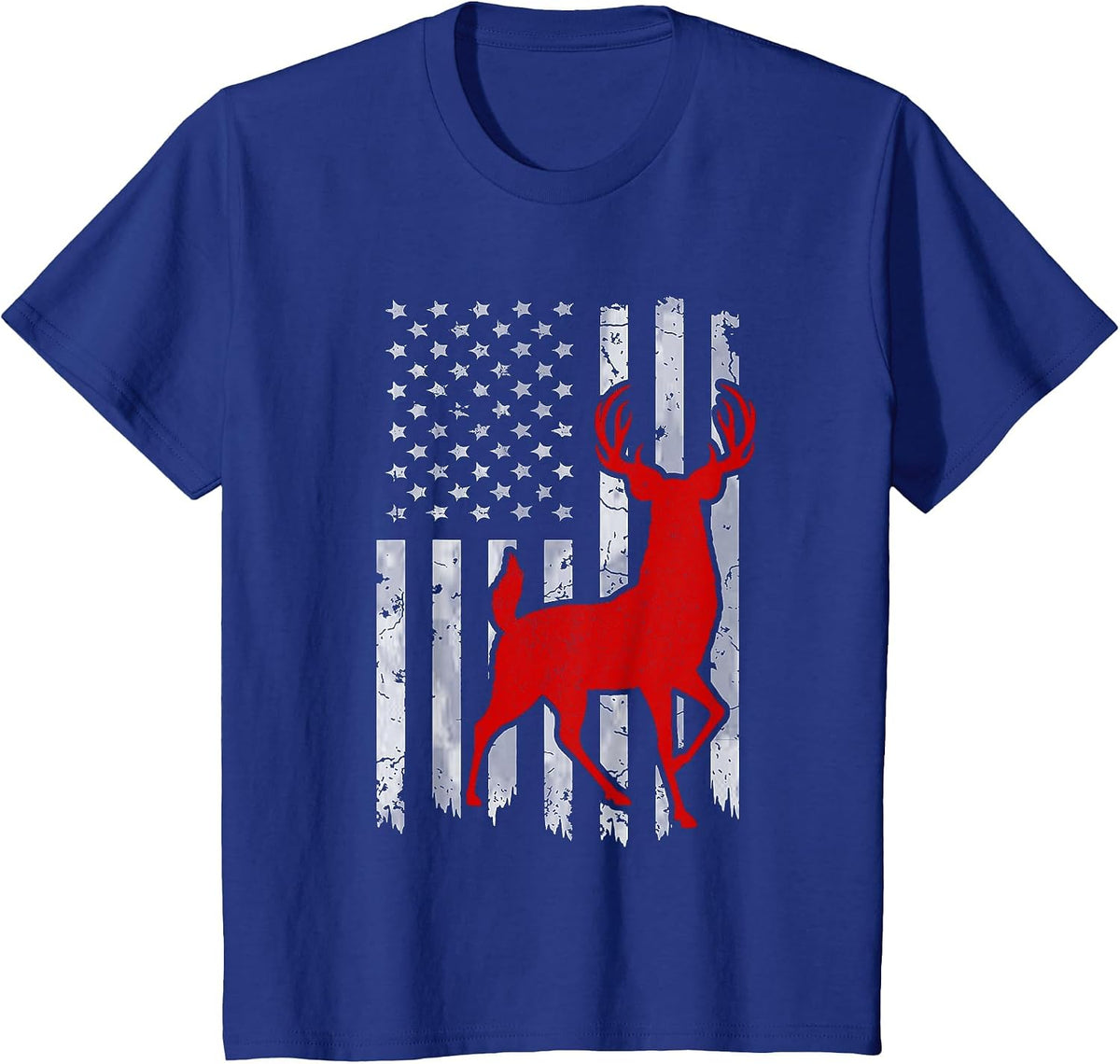 Deer Crossbow Hunter Whitetail Hunt Archery Bow Men & Women T-Shirt - Royal Blue