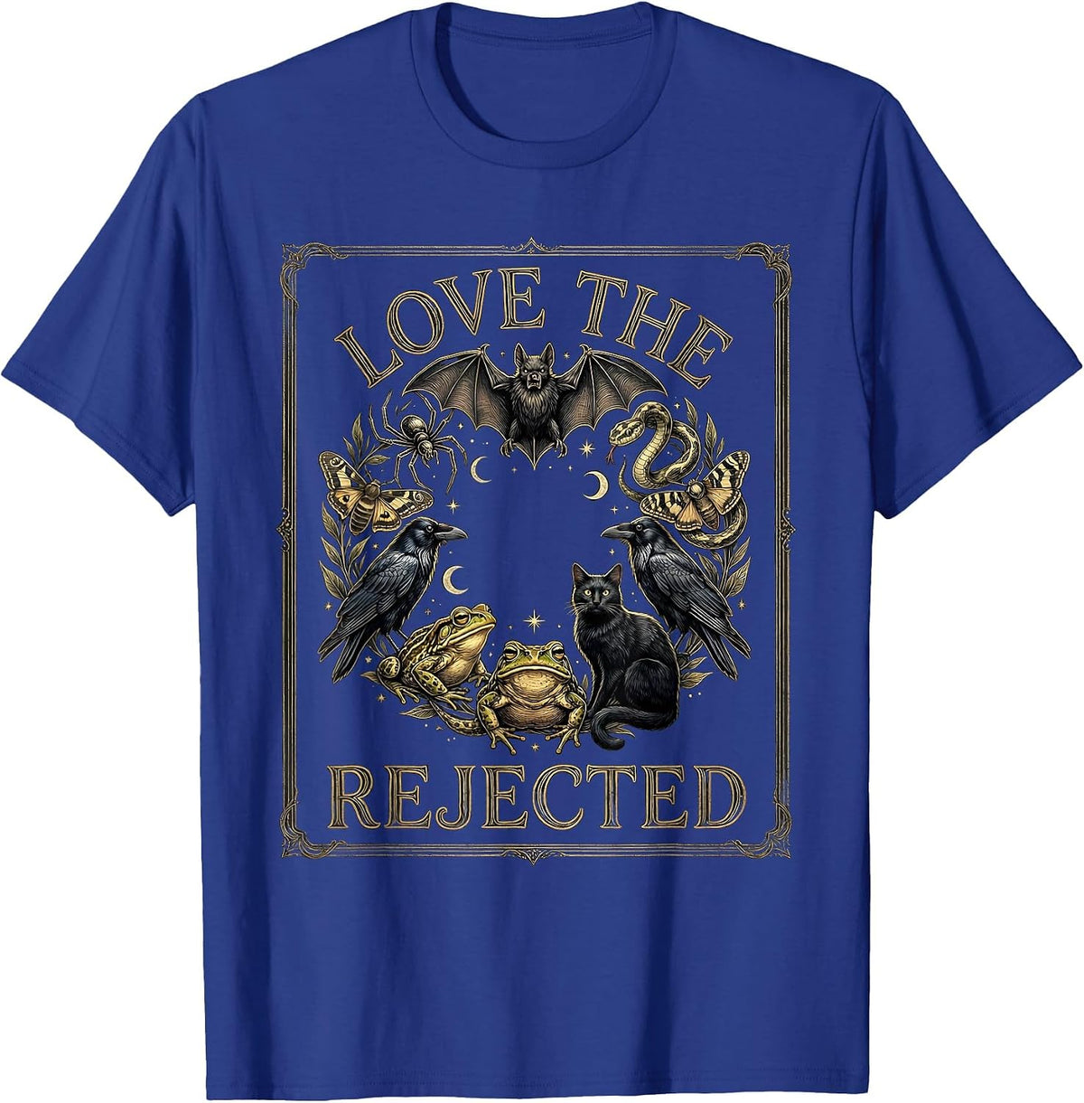 Men's Love The Rejected Mystic Celestial Creature Lover Gift T-Shirt - Royal Blue