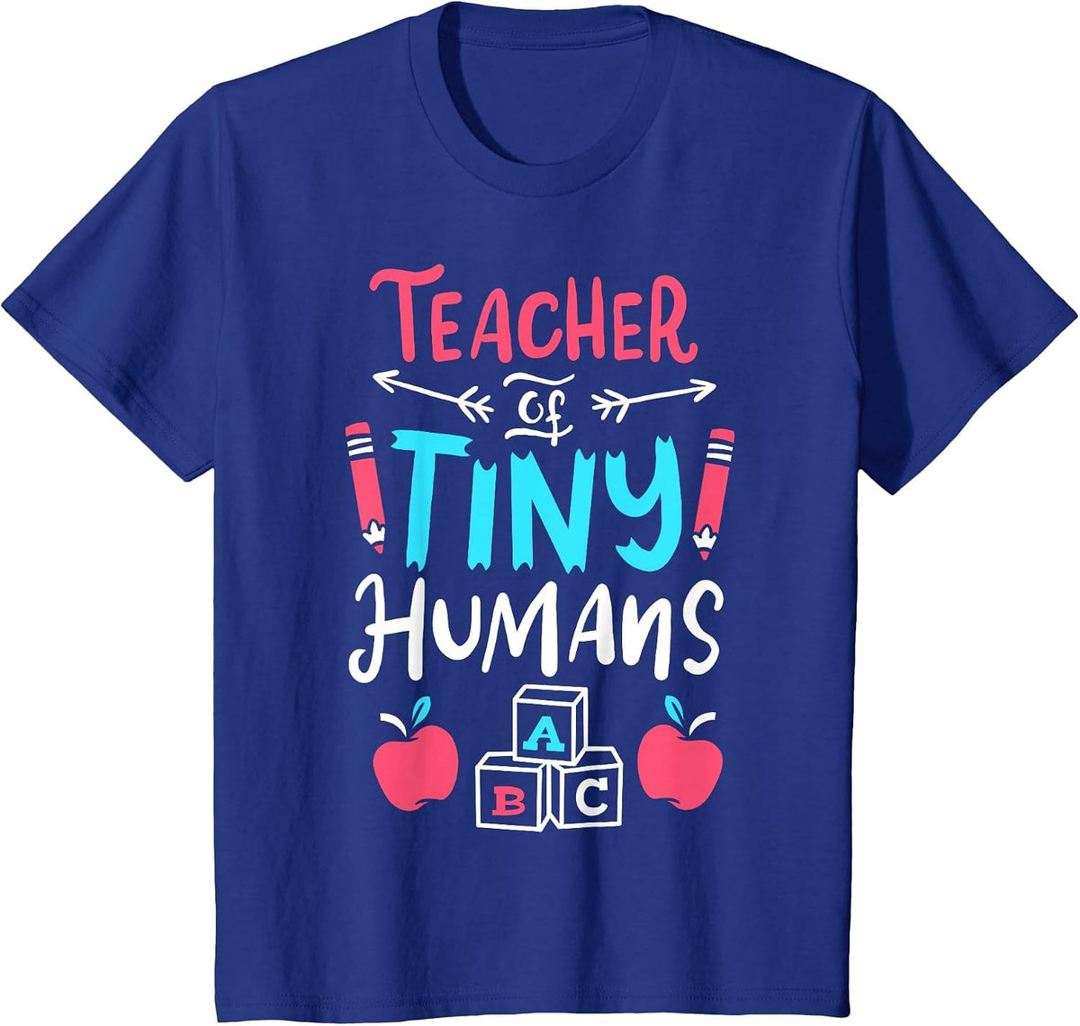 Teacher Preschool Pre K Kindergarten T-Shirt - Royal Blue