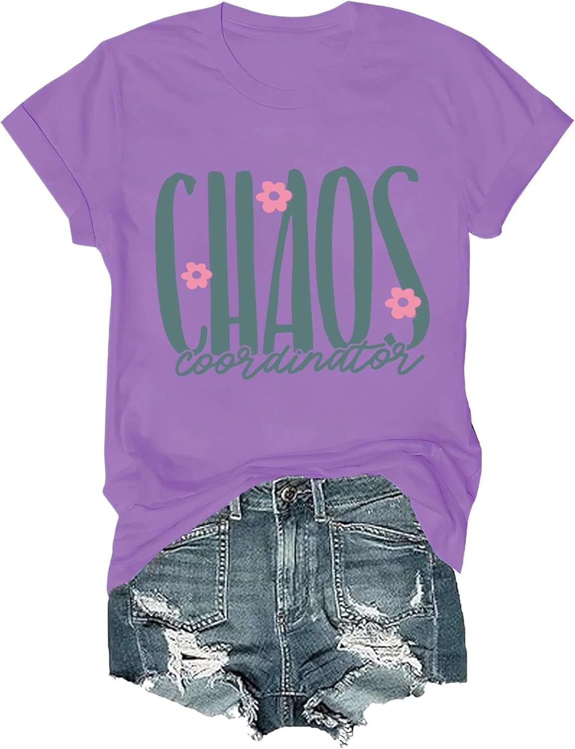Chaos Coordinator T-Shirt, Chaos Coordinator Shirt for Women Men - Crewneck Purple