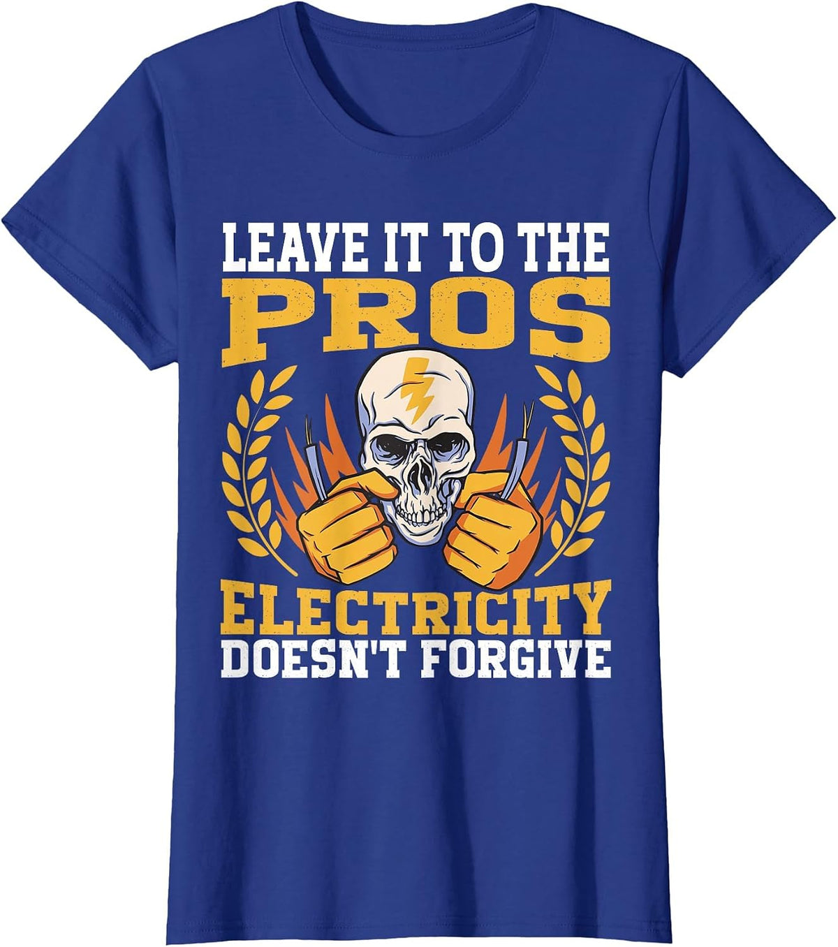Electrician & Linesman for Electricians T-Shirt - Royal Blue