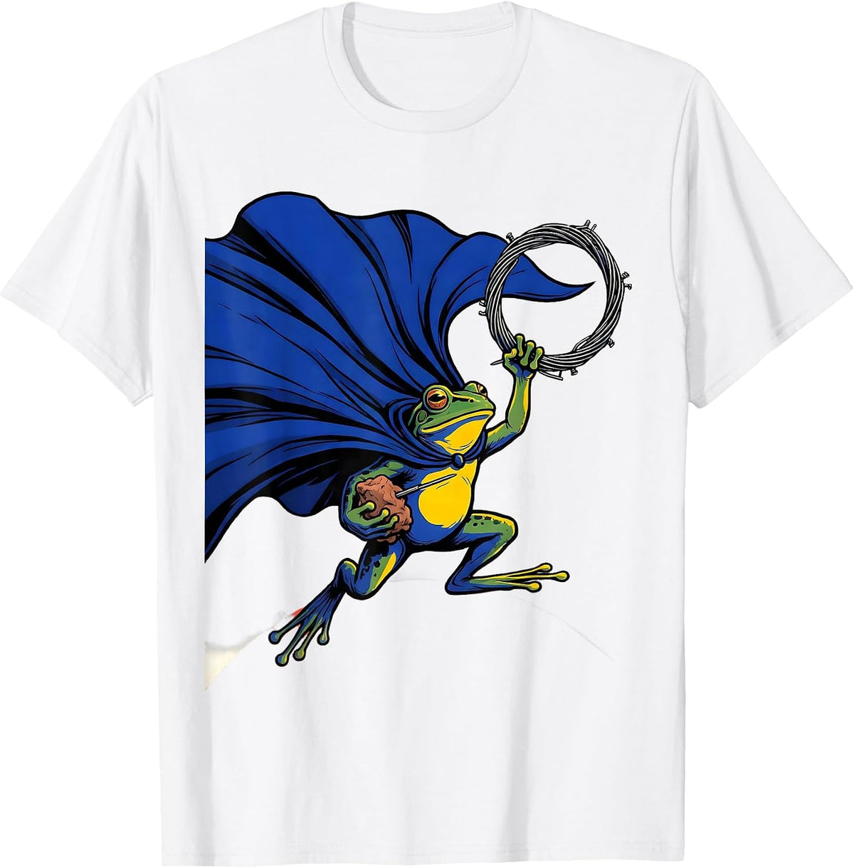 Men's Launching Frog Teacher Funny Profession Pride T-Shirt - White