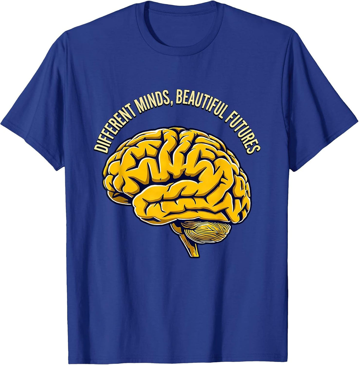 Men's Different Minds Beautiful Futures Sped Teacher T-Shirt - Royal Blue