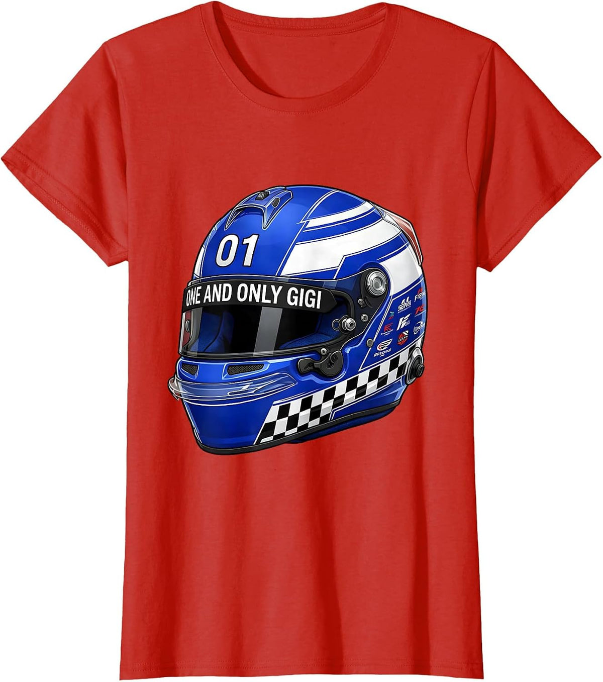 Women's One and Only Gigi Grandma Gift Design T-Shirt - Red