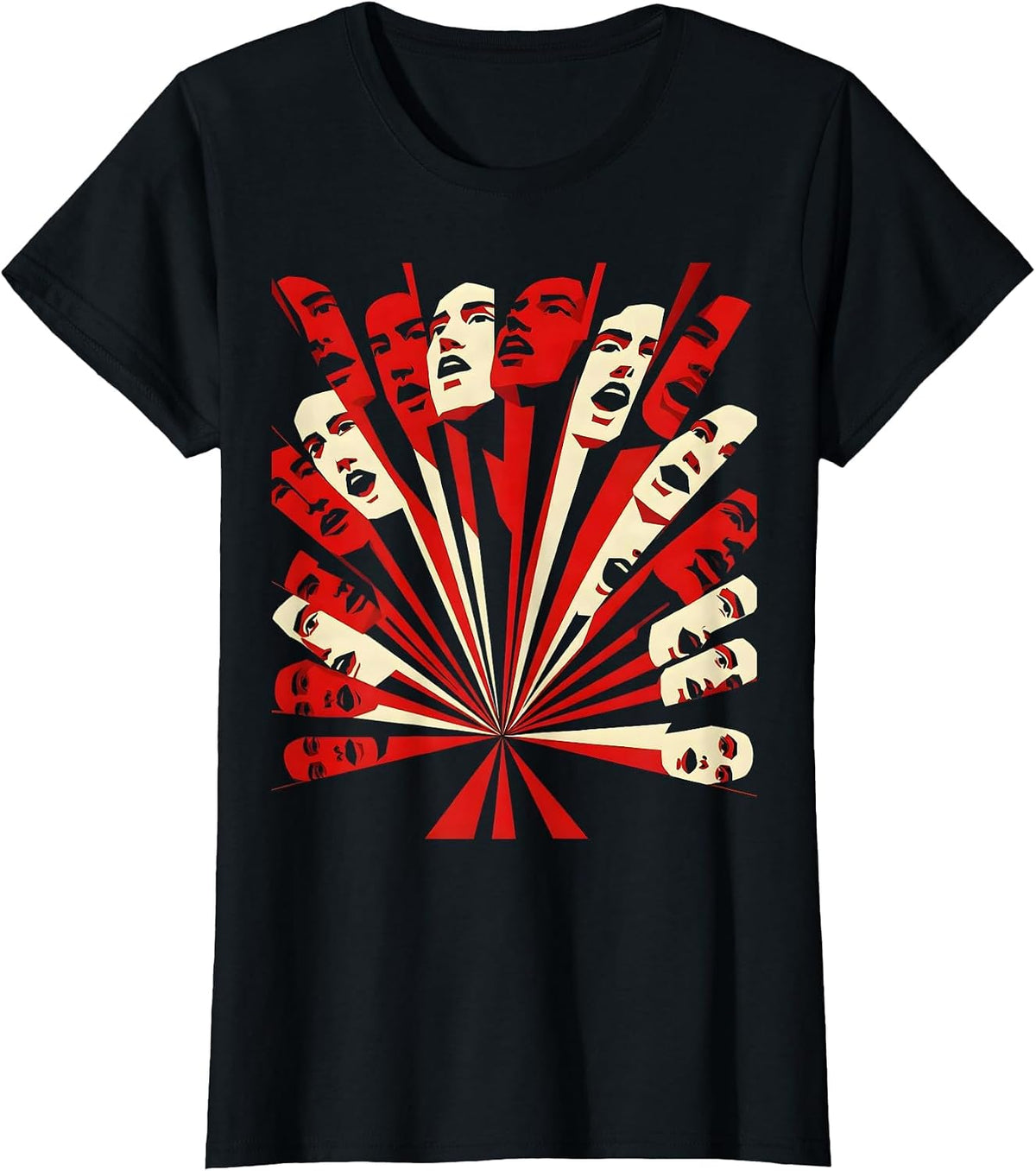 Women's We The People Diverse Choir Unity Graphic T-Shirt - Black