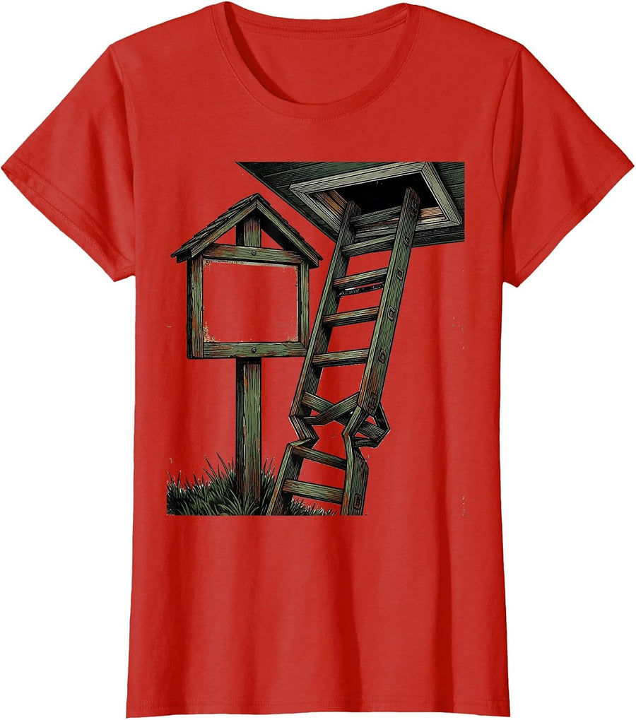 Women's Worn Yard Sign Realtor Humor Real Estate Agent Gift T-Shirt - Red