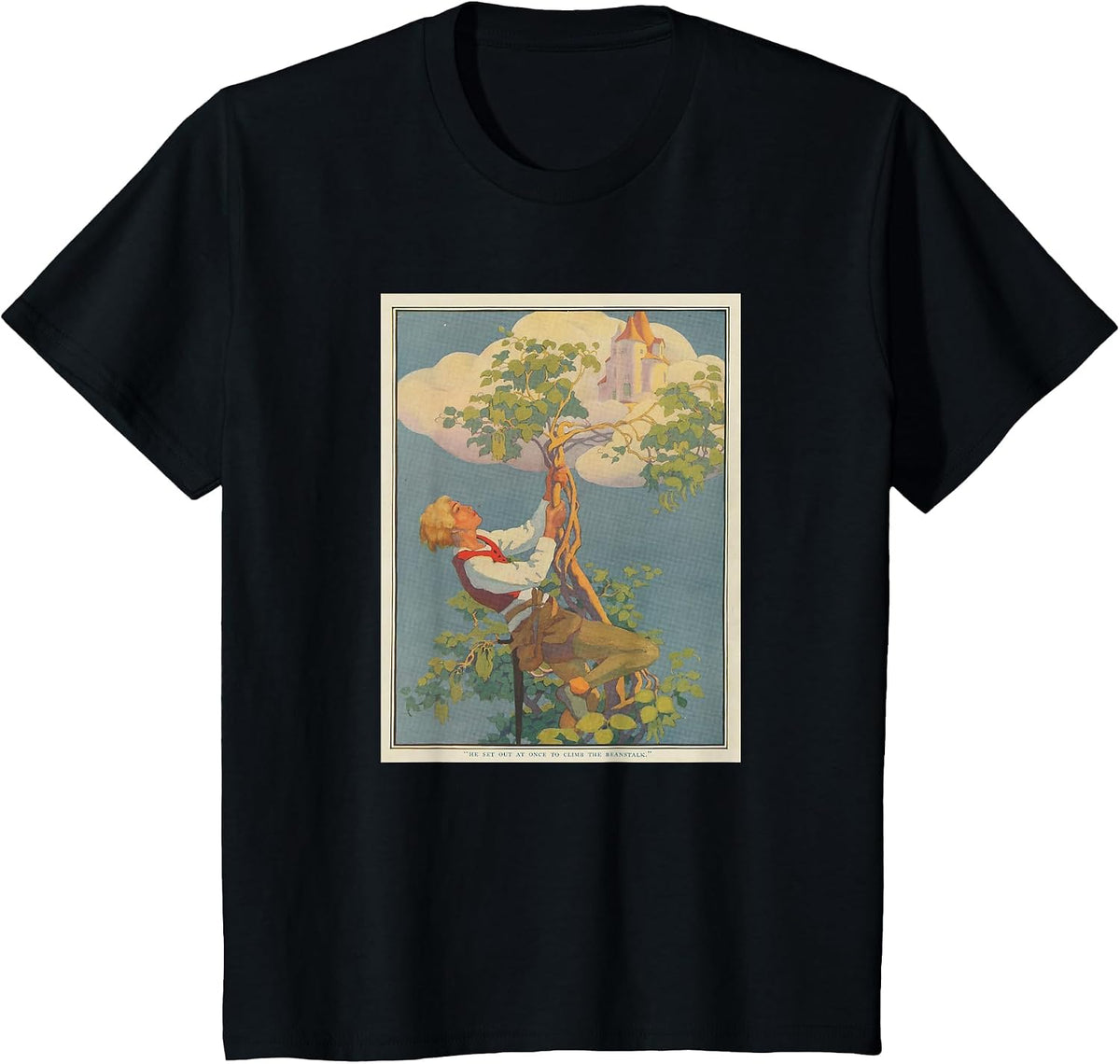 Jack and the Bean Pole (1917) T-Shirt - Black