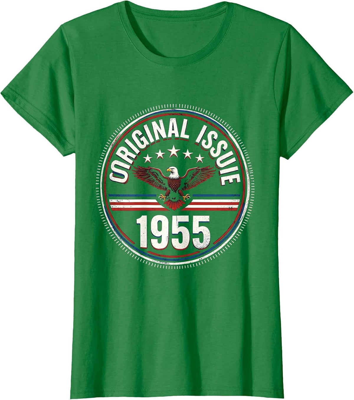 Women's Original Issue 1955 Vintage Stamp 71st Birthday Gift Men T-Shirt - Kelly Green