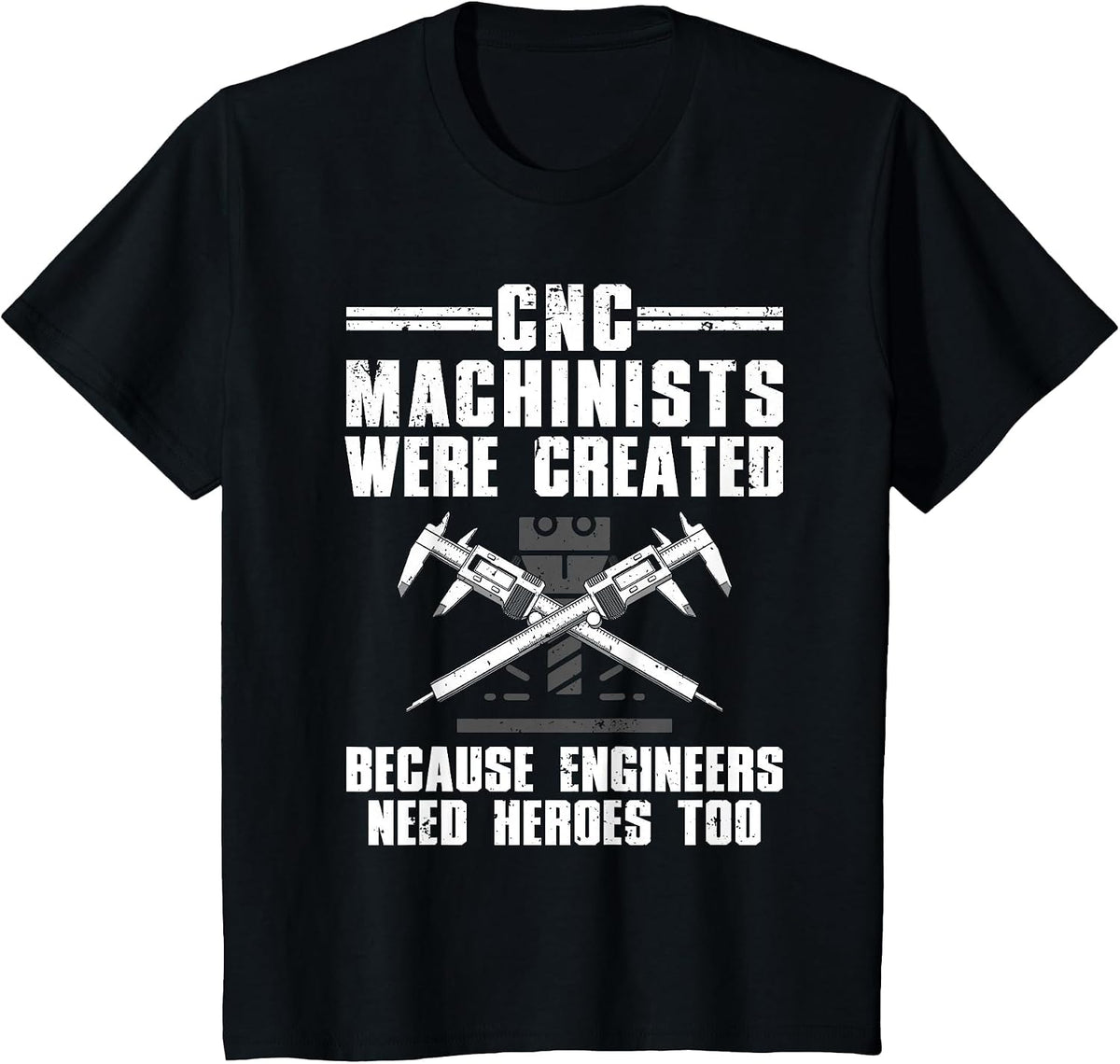 Cool CNC Machinist Art for Men Women CNC Machine Machinist T-Shirt - Black