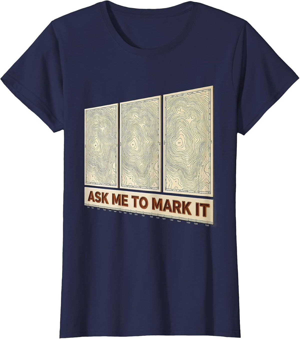 Women's Ask Me To Mark It Funny History Teacher Back To School T-Shirt - Navy Blue