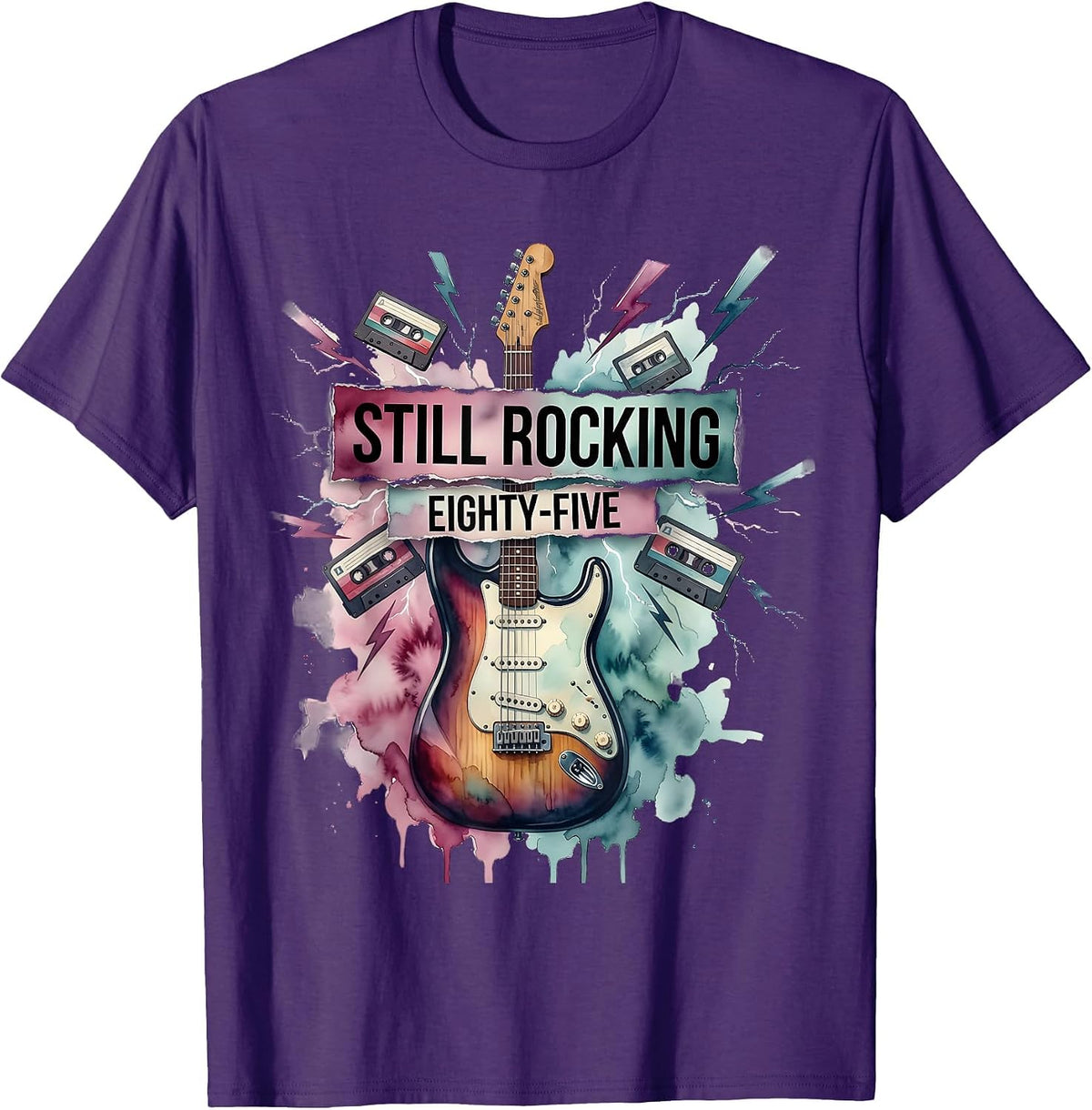 Still Rocking Eighty-Five 1985 Vintage Design T-Shirt - Purple