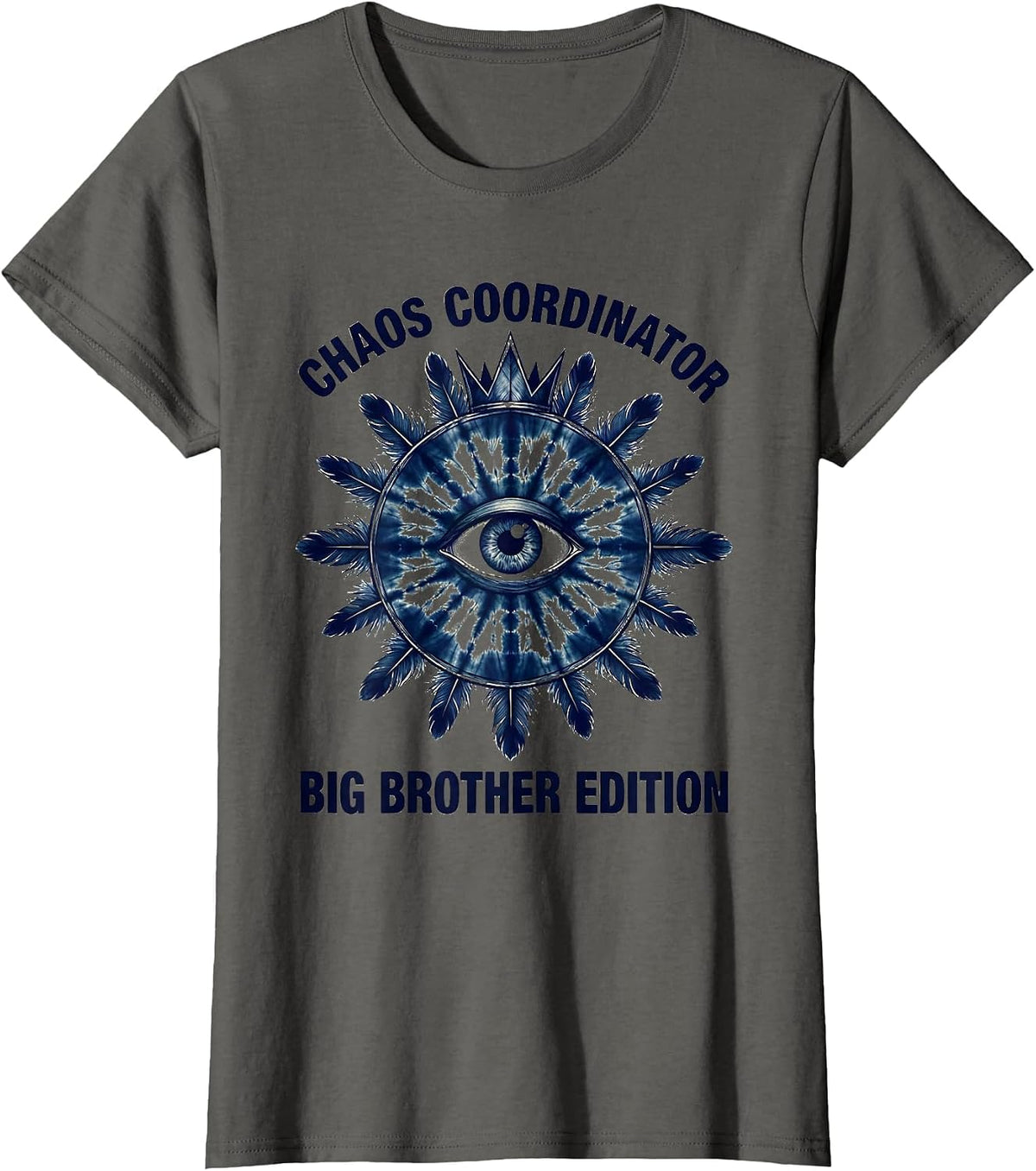 Women's Chaos Coordinator Big Brother Edition Design T-Shirt - Asphalt Grey