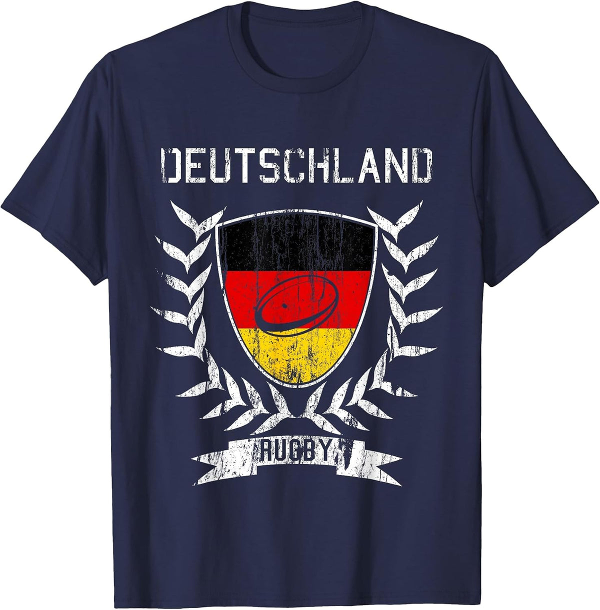 Germany Rugby Jersey 2021 Germany Rugby T-Shirt - Navy Blue