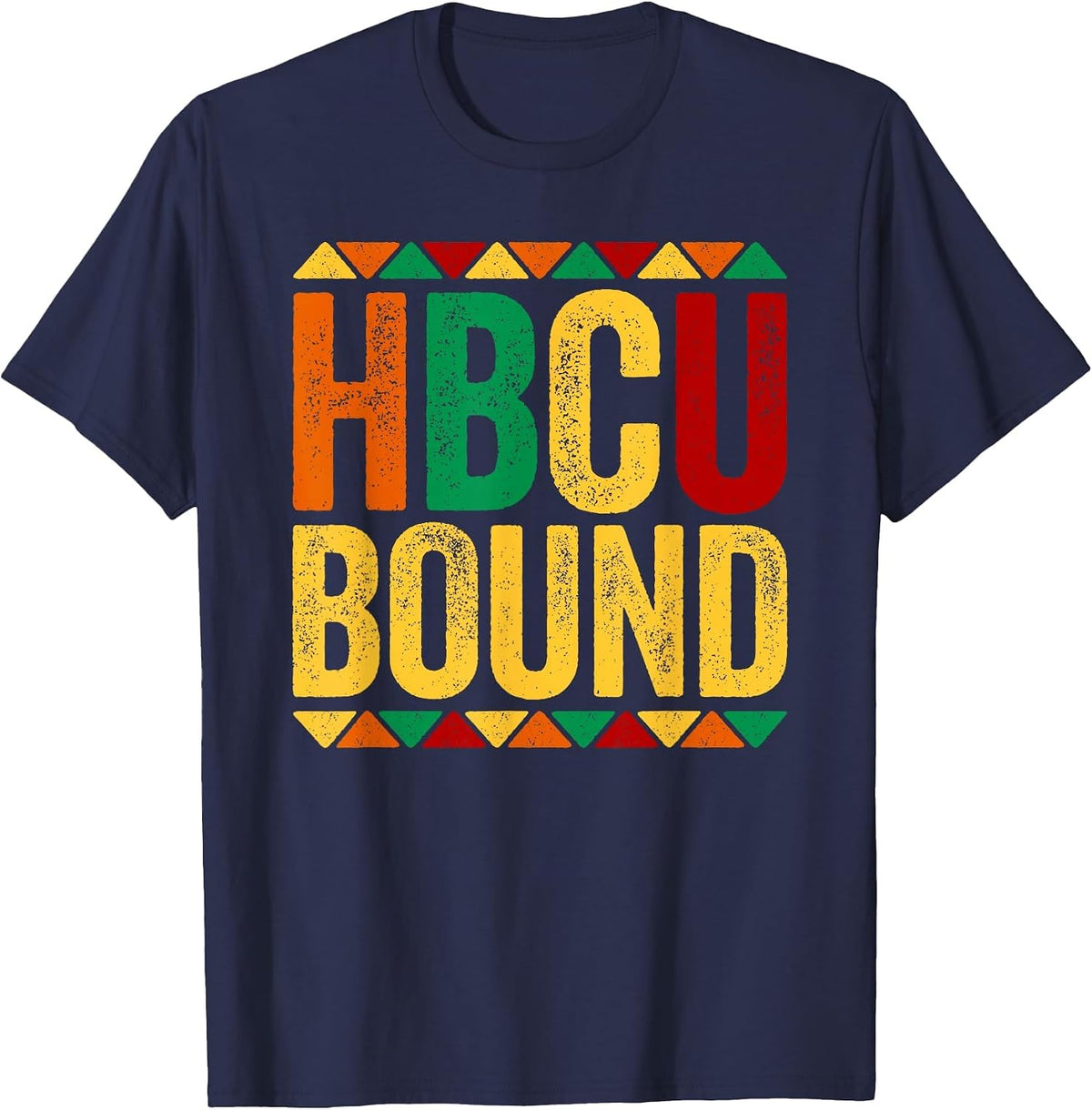 HBCU Bound Shirt Historical Black History College Alumni T-Shirt - Navy Blue
