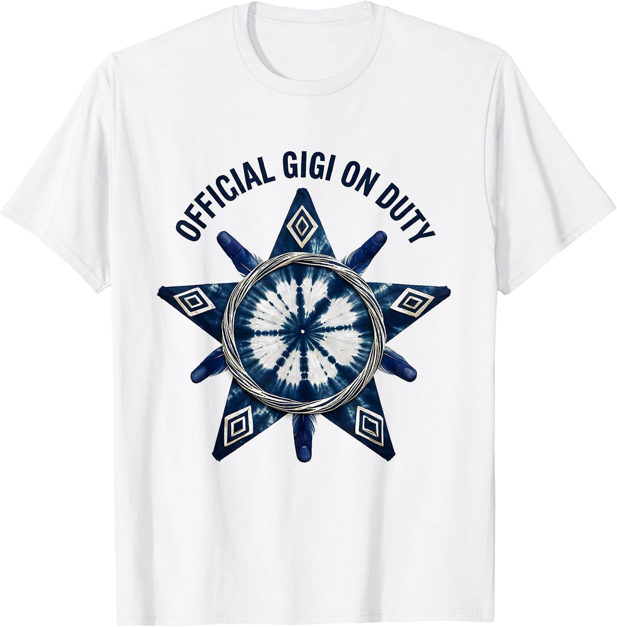 Men's Official Gigi On Duty Grandmother Design T-Shirt - White