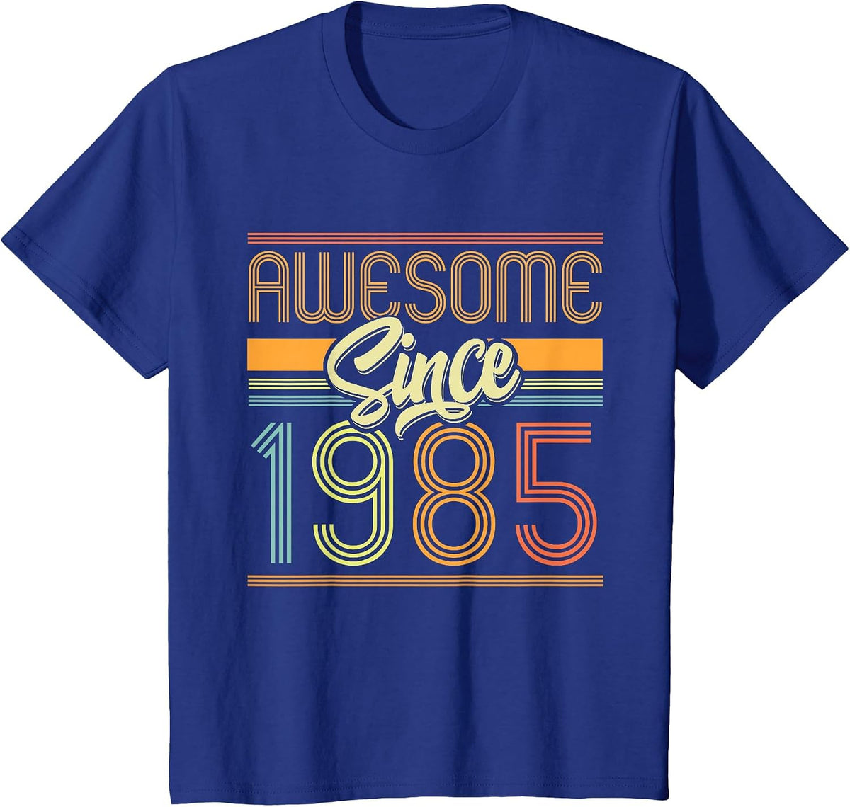 Awesome Since 1985 41st Birthday 41 Years Old Bday Men Women T-Shirt - Royal Blue