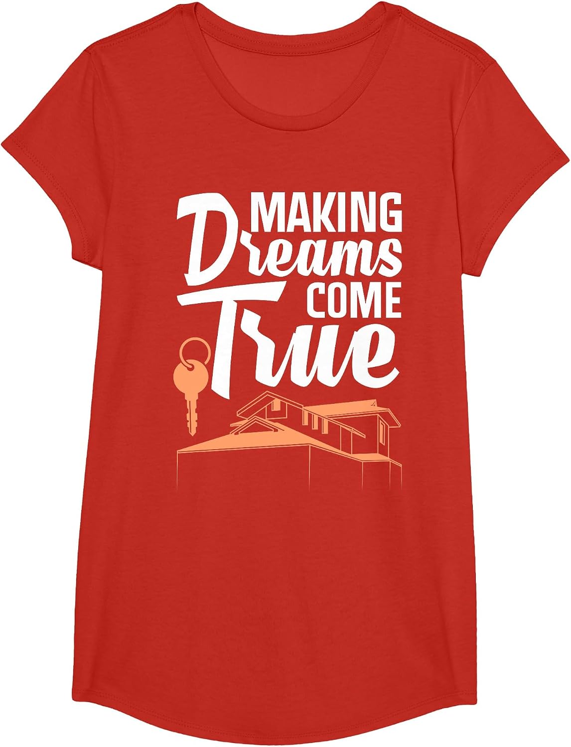 Cool Realtor for Men Women Real Estate Agent Client Realtors T-Shirt - Girls Red