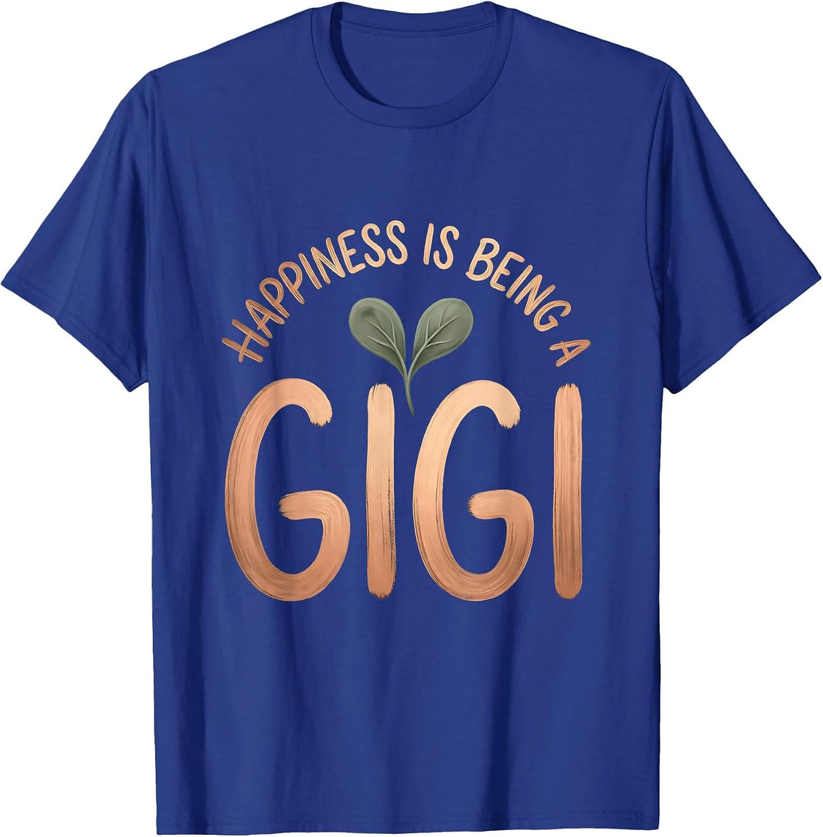 Men's Happiness Is Being A Gigi Boho Grandma Nickname Gift T-Shirt - Royal Blue