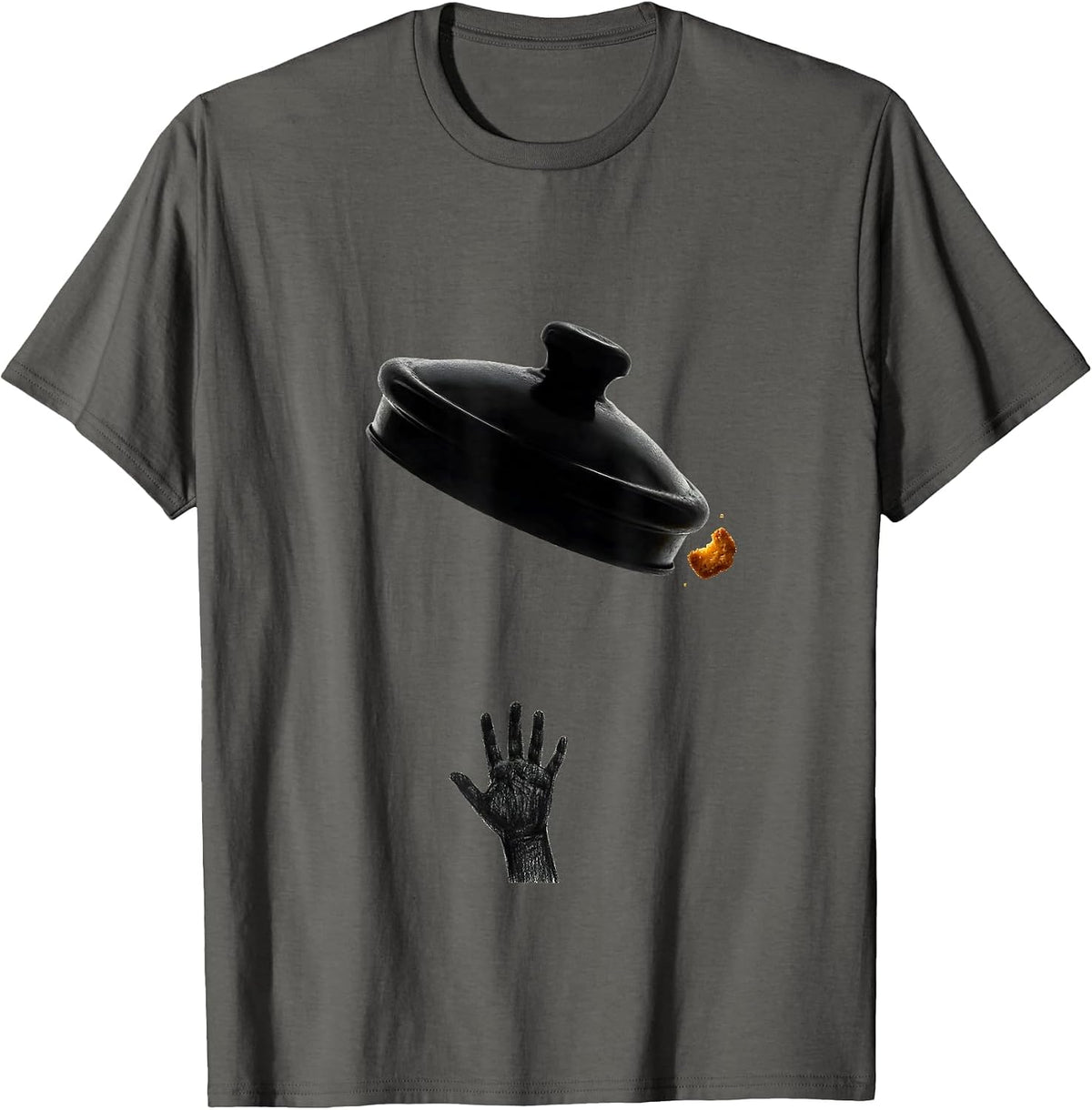 Men's Cookie Jar Lid Gigi Grandma Humor Gift T-Shirt - Asphalt Grey