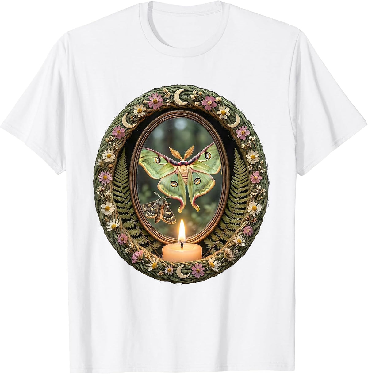 Suicide Awareness Mirror Reflection Strength Design T-Shirt - White