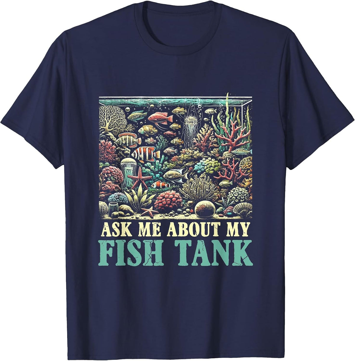 Aquarist T-Shirt - Navy Blue