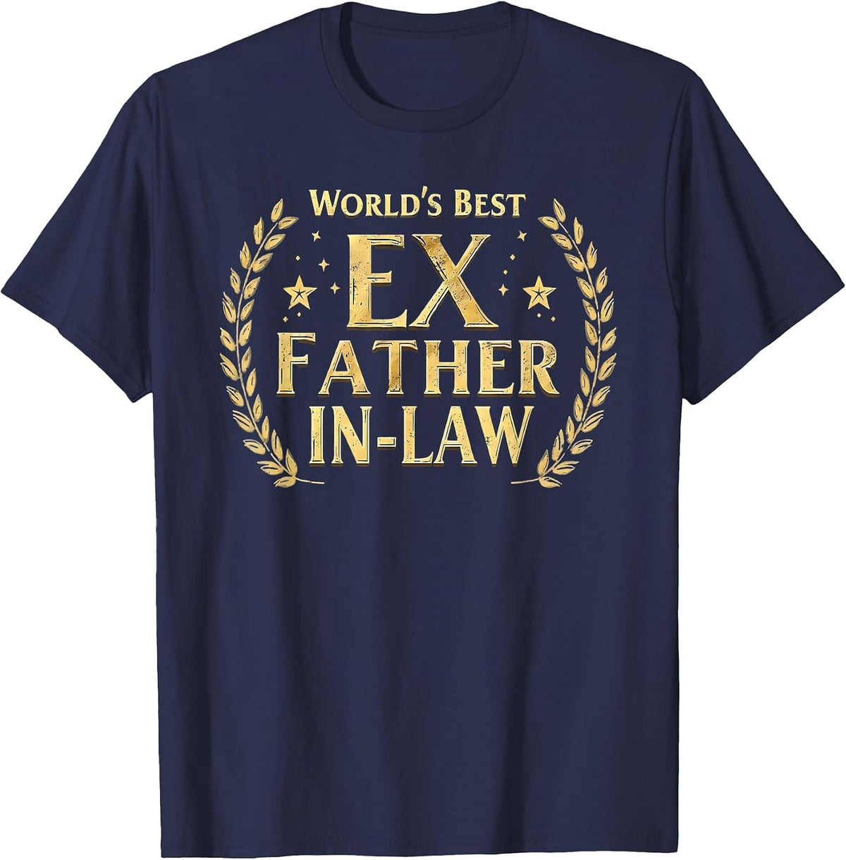 World's Best Ex Father-in-Law T-Shirt - Navy Blue