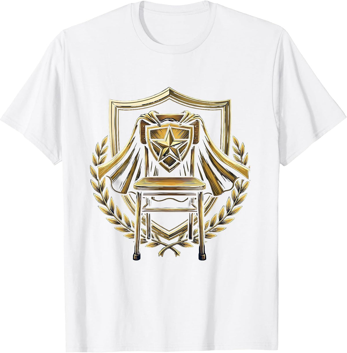 Superhero SPED Teacher Cape Classroom Chair Gift T-Shirt - White