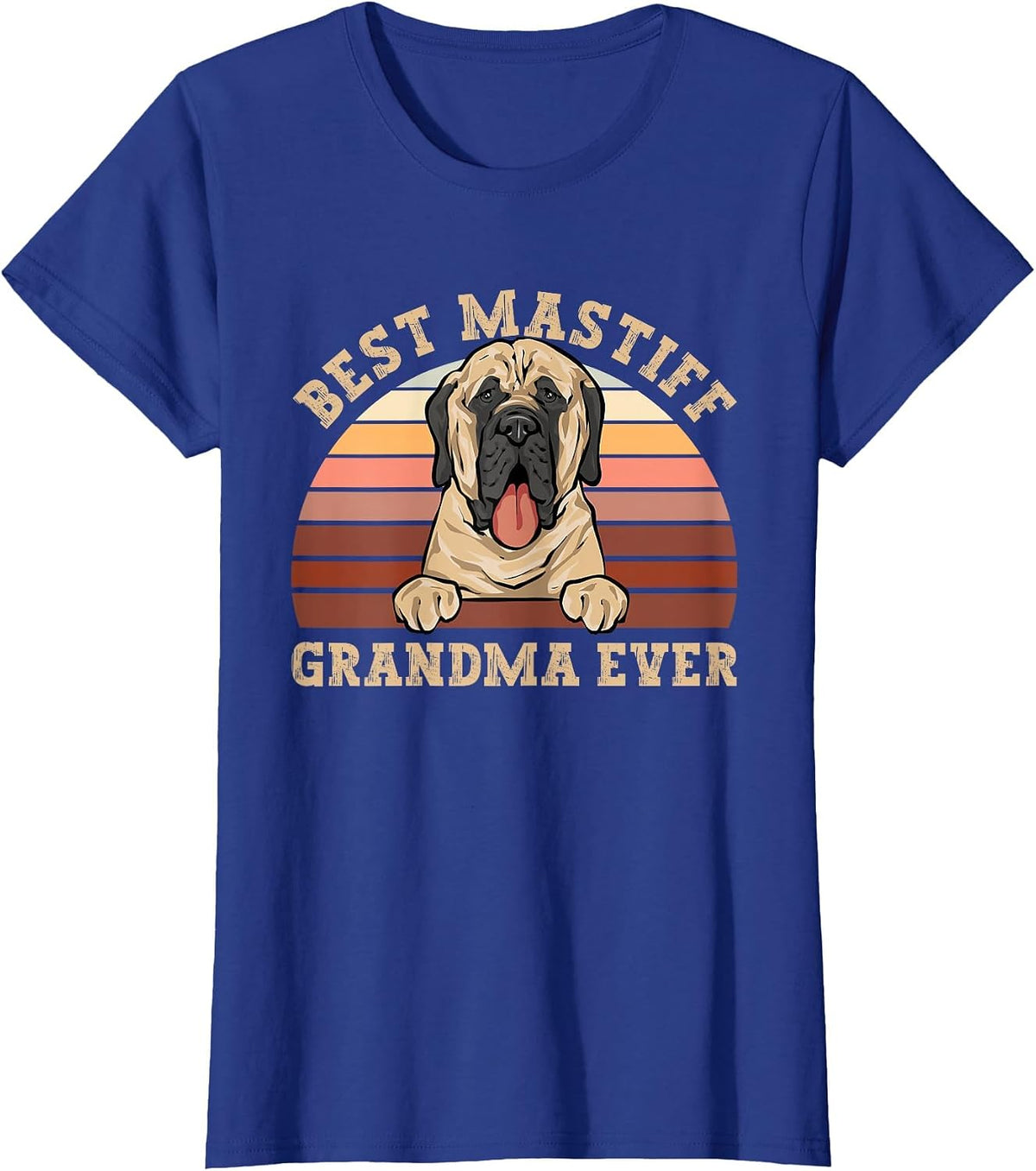Mastiff Old English Mastiff Dog T-Shirt - Royal Blue