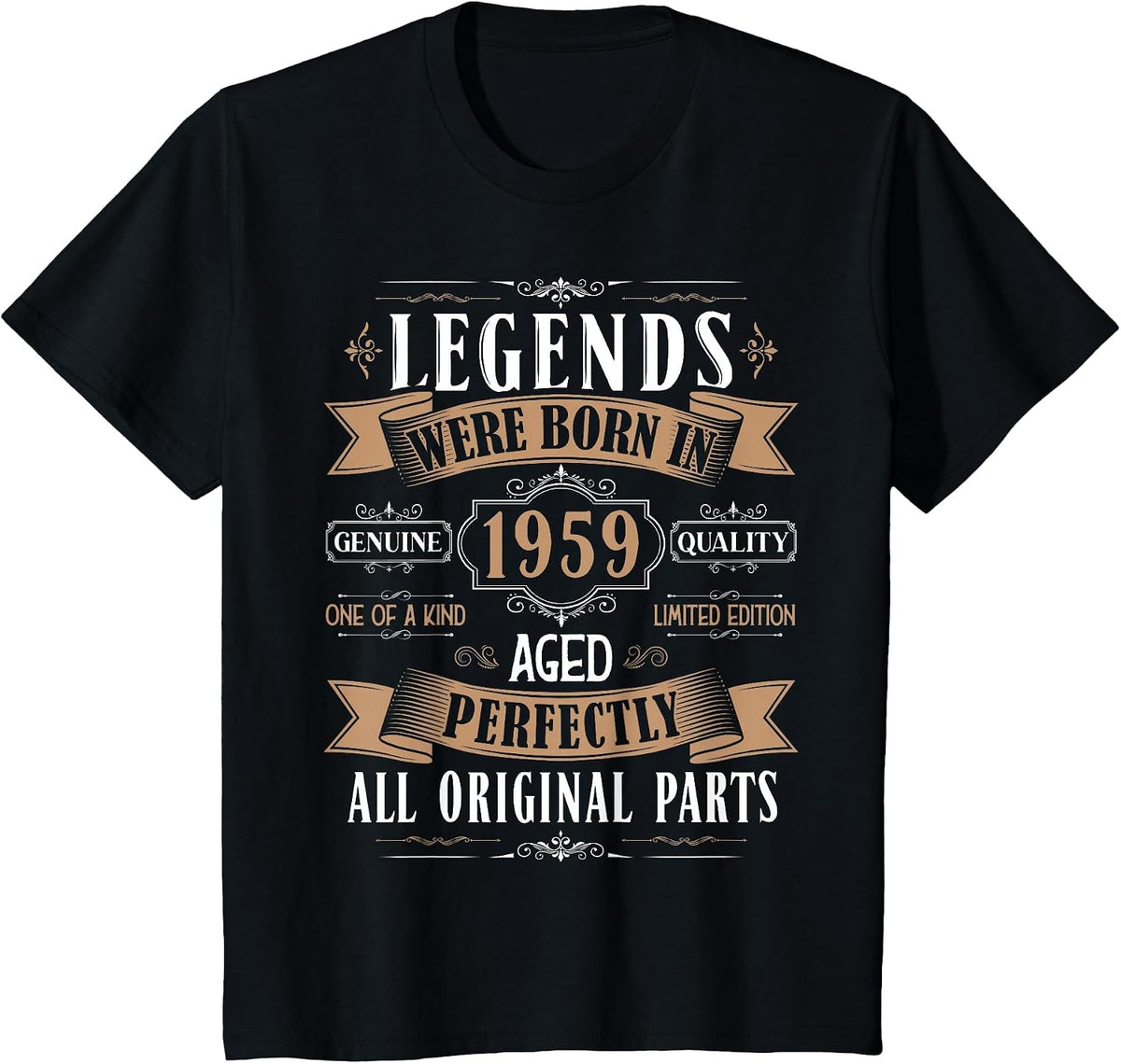 Legends Born in 1959 67th Birthday 67 Years Old Bday Men T-Shirt - Black
