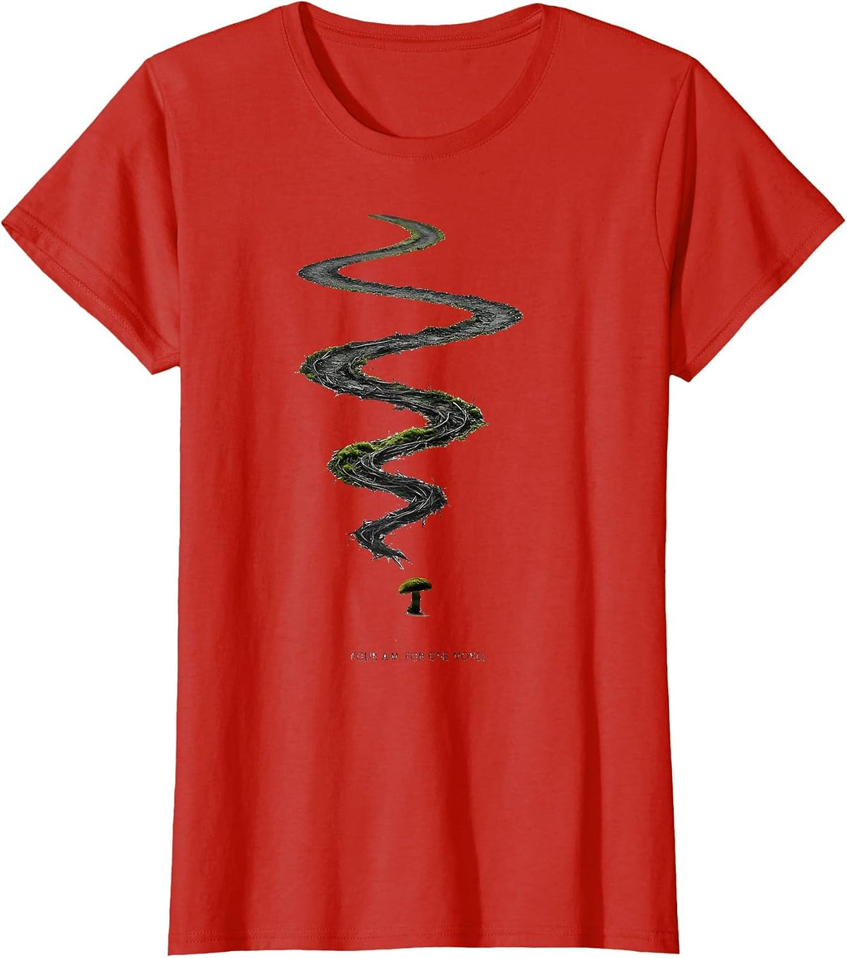 Four A.M. For One Morel Funny Mushroom Foraging Morel Hunter T-Shirt - Red