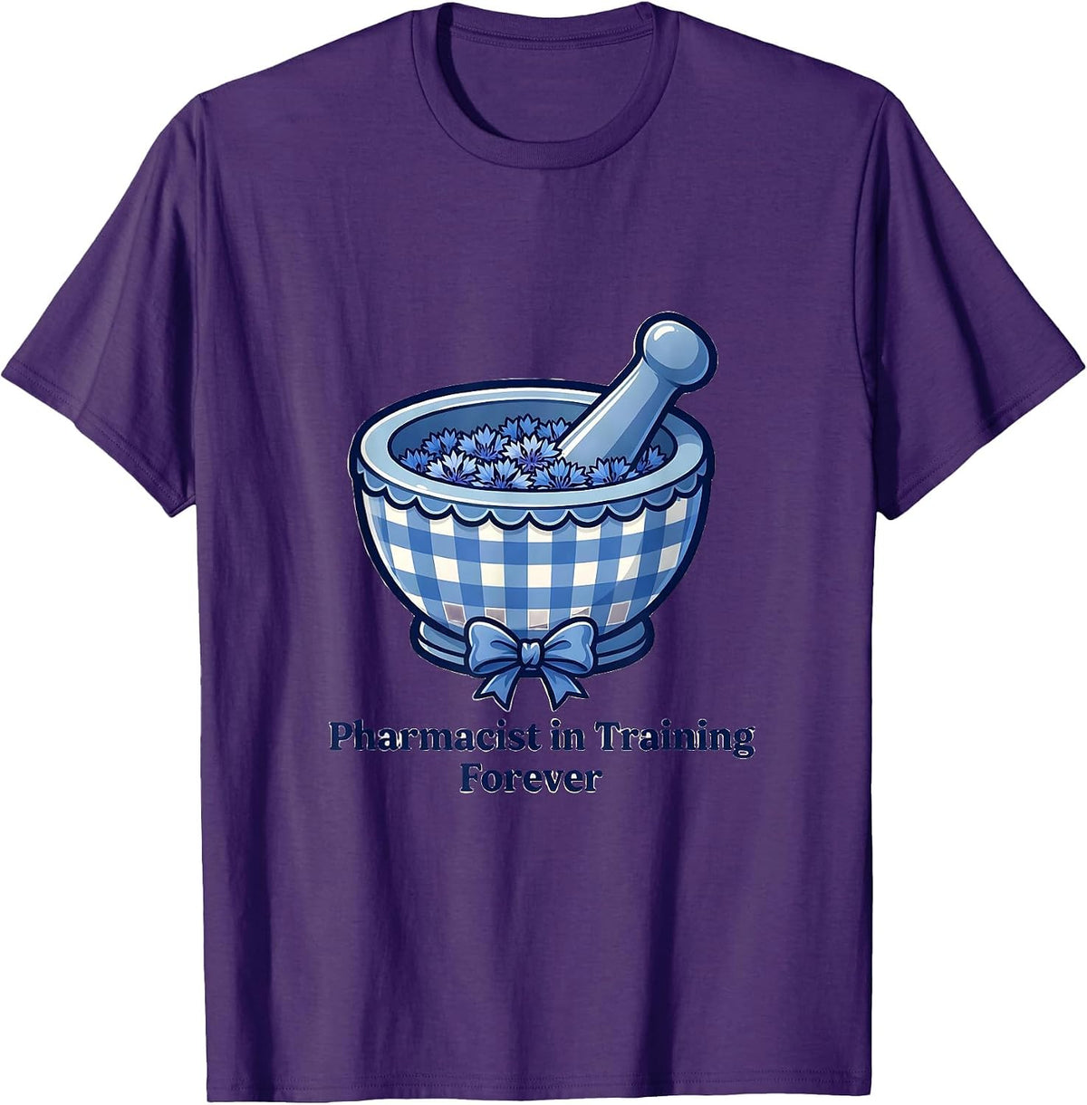 Pharmacist In Training Forever Pharmacy Tech Design T-Shirt - Purple
