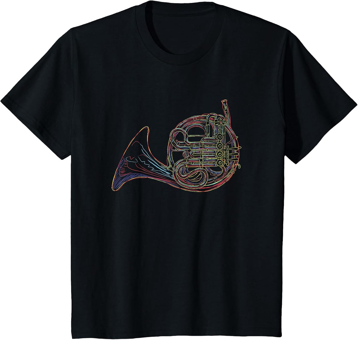 French Horn French Horn T-Shirt - Black