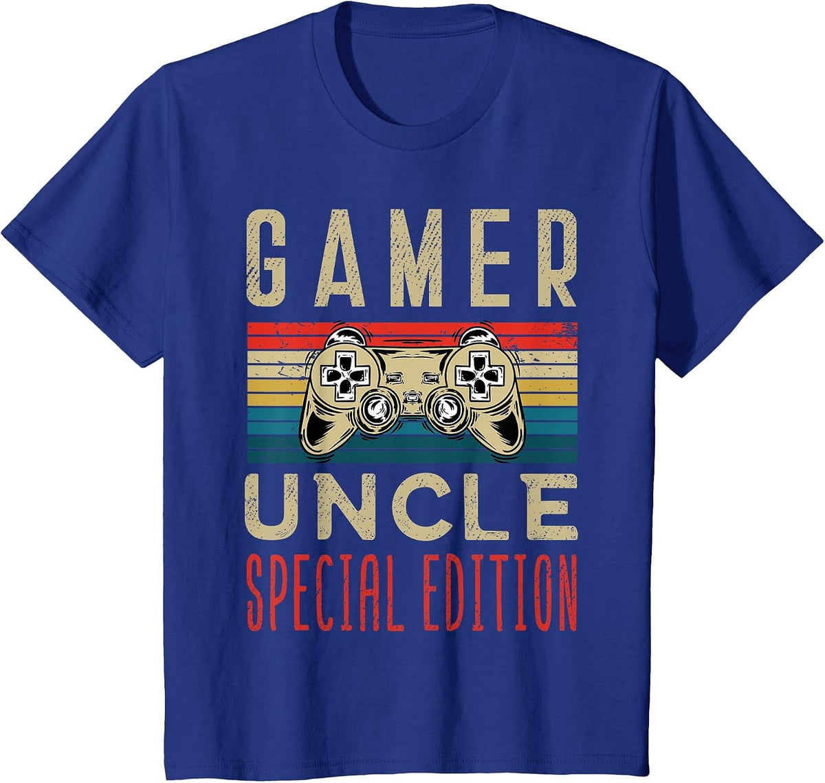 Funny Uncle Video Games,Uncle T-Shirt - Royal Blue