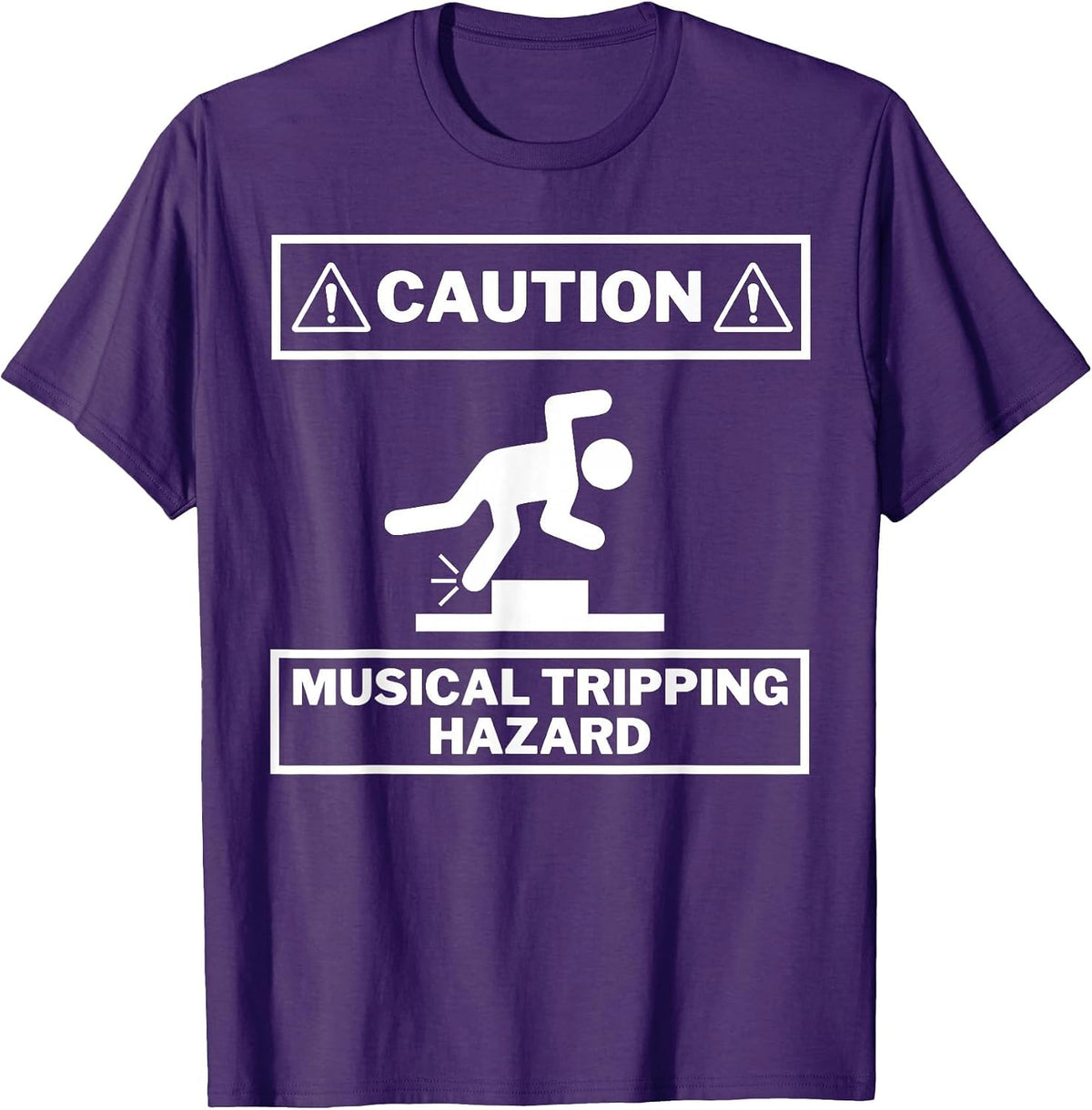 Musical Tripping Hazard T-Shirt - Purple