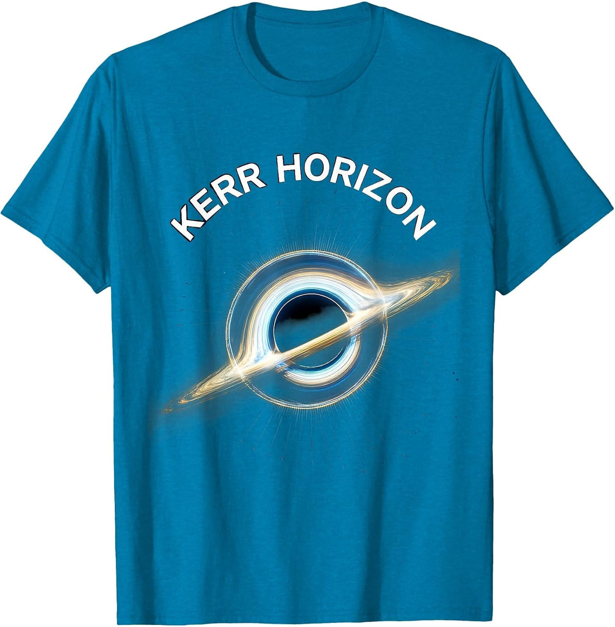 Kerr Horizon Cosmic Black Hole Physics Astrophysicist T-Shirt - Sapphire Blue