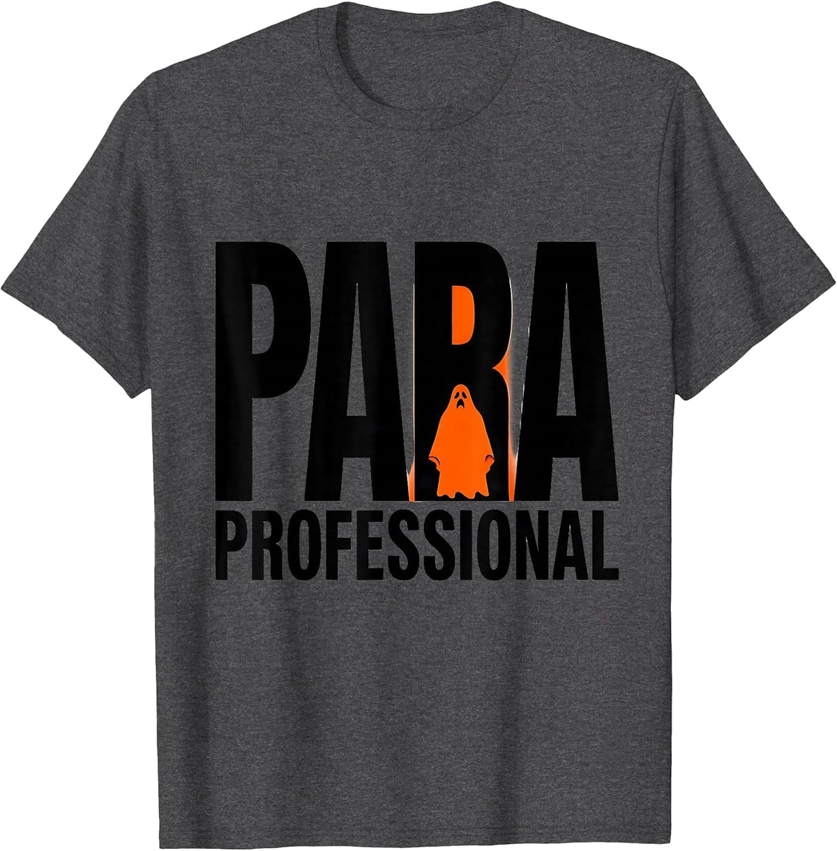 Para Professional New Wave Typography Halloween Costume T-Shirt - Dark Heather Grey