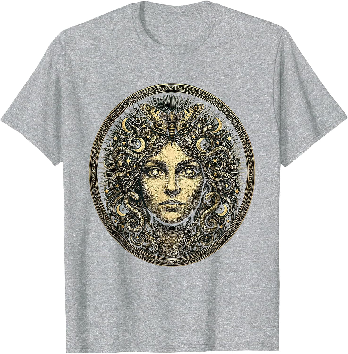 Men's Wild Irish Curls Red-Haired Celtic Beauty T-Shirt - Heather Grey