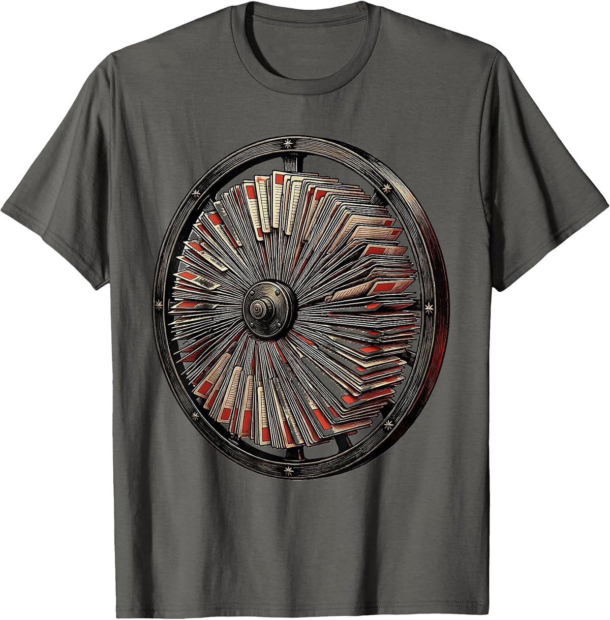 Men's I Cant But I Know A Guy Rolodex Design T-Shirt - Asphalt Grey