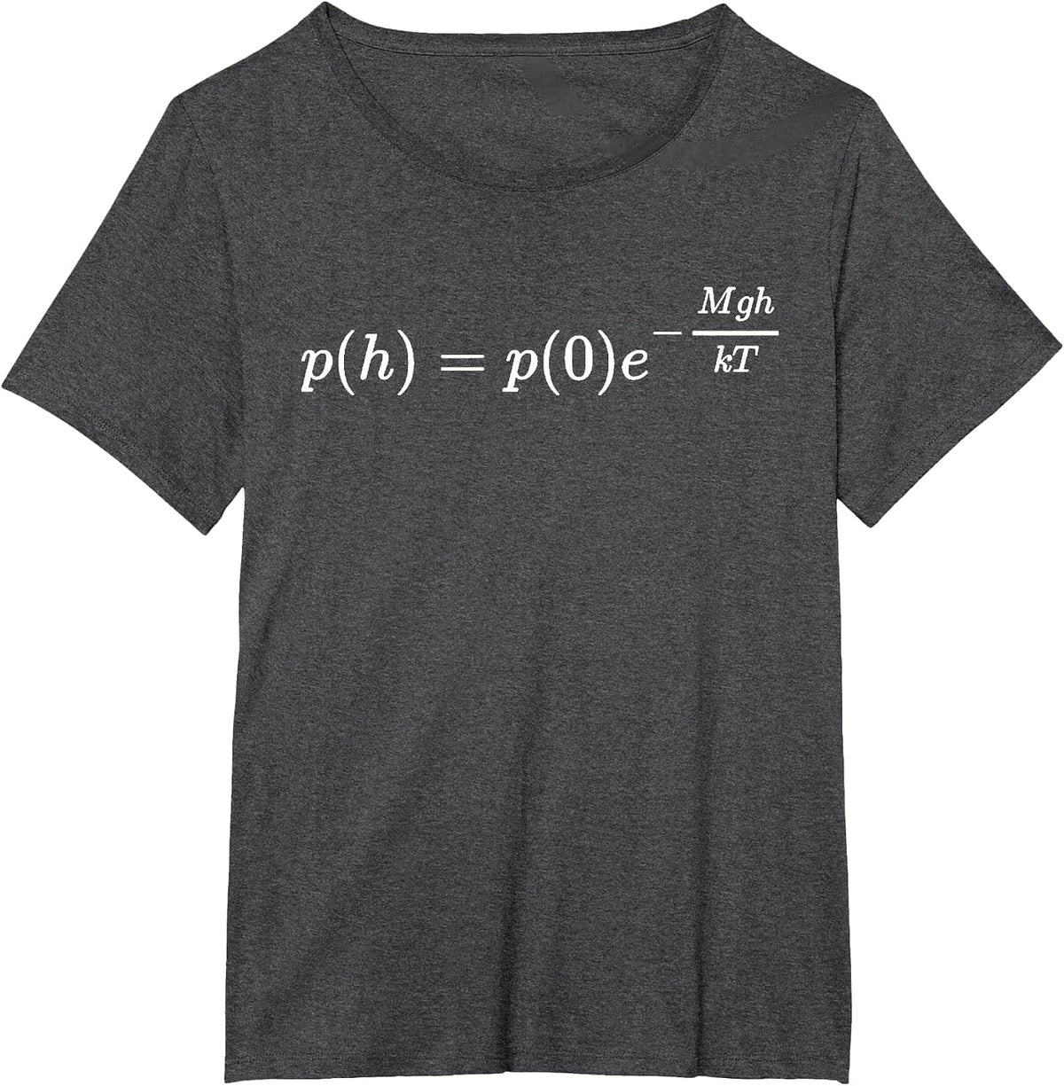 Atmospheric Pressure, Thermodynamics, Physics and Science T-Shirt - Dark Heather Grey