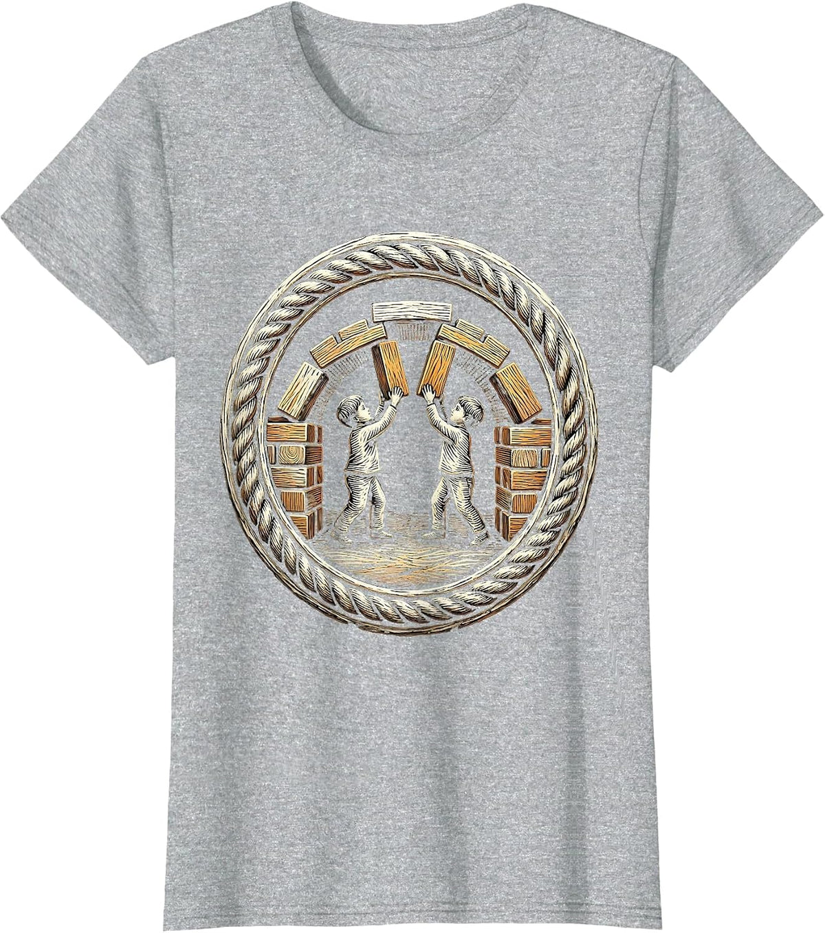 Make Sense Common Again Bridge Builder Tee T-Shirt - Heather Grey