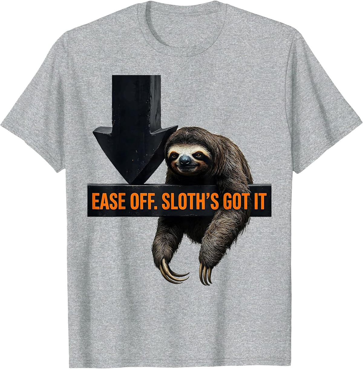 Men's Ease Off Sloth's Got It Funny Sloth Lover Gift T-Shirt - Heather Grey