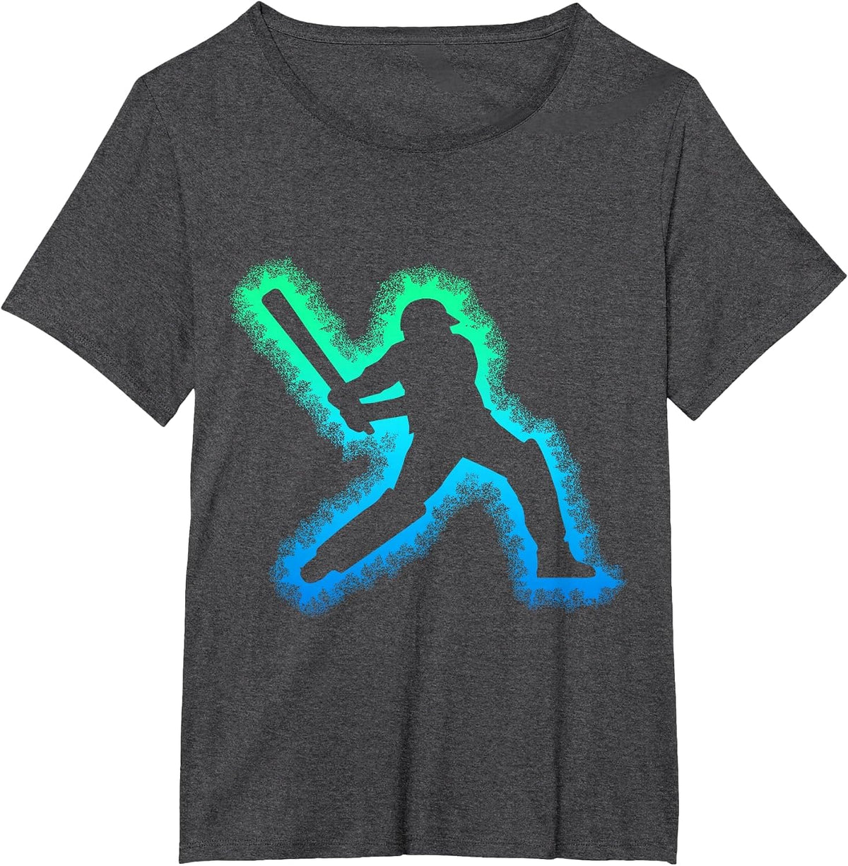Cricket Boys Kids Men Youth T-Shirt - Dark Heather Grey