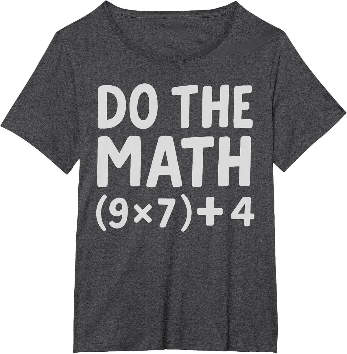 Do The Math 9x7+4 T-Shirt - Dark Heather Grey