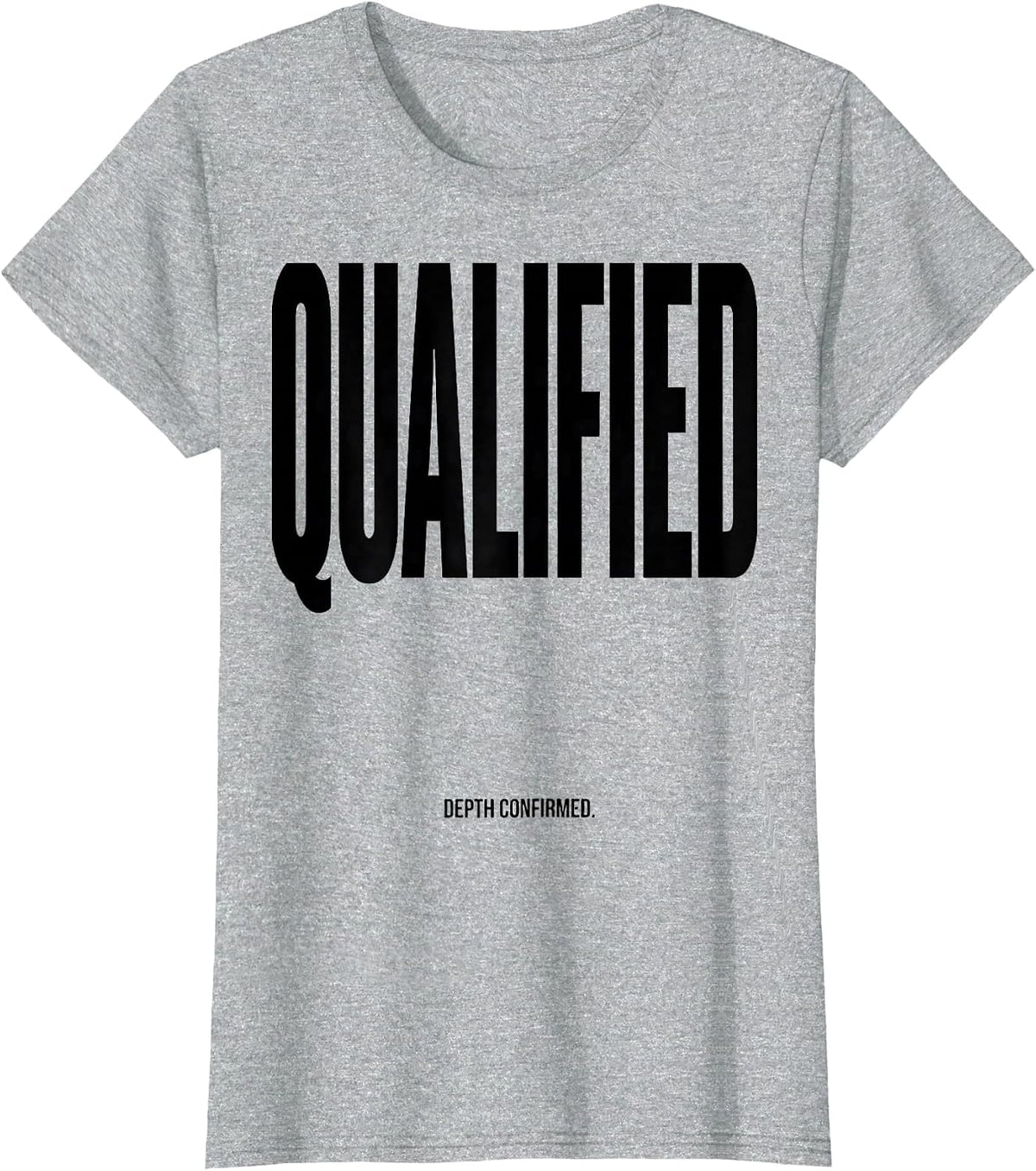 Qualified Depth Confirmed Vintage Scuba Diving Diver Gift T-Shirt - Heather Grey