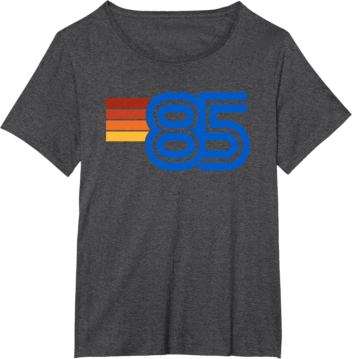 Vintage Retro Classic 1985 T-Shirt Tee for Men Women - Dark Heather Grey