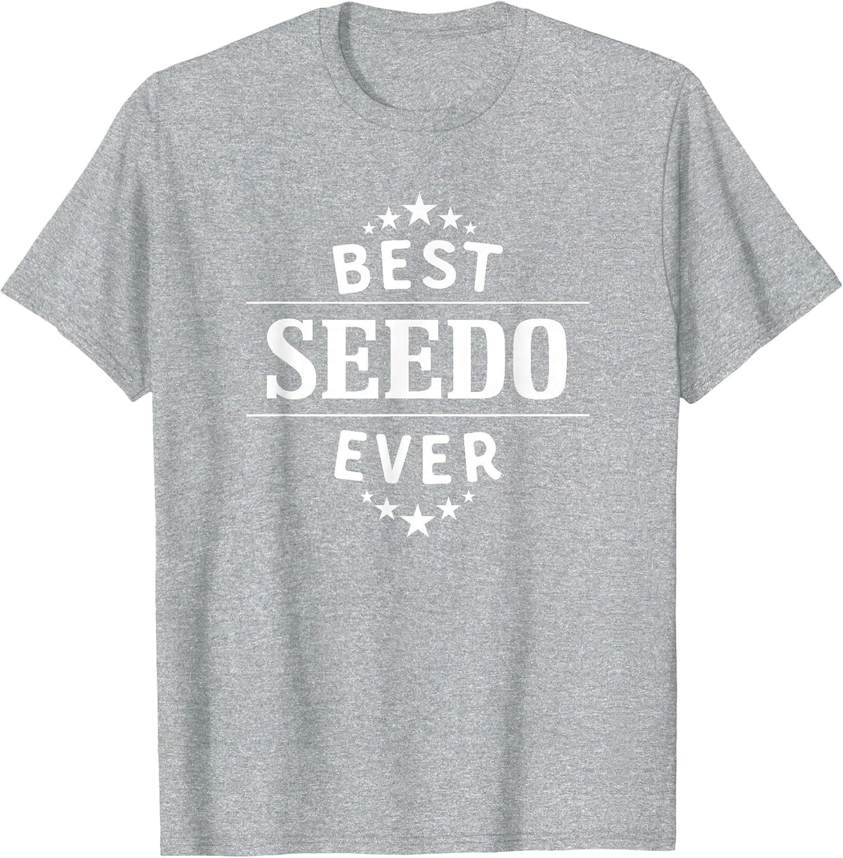 Best Seedo Ever Shirt for Arabic and Palestinian Grandpa T-Shirt - Heather Grey