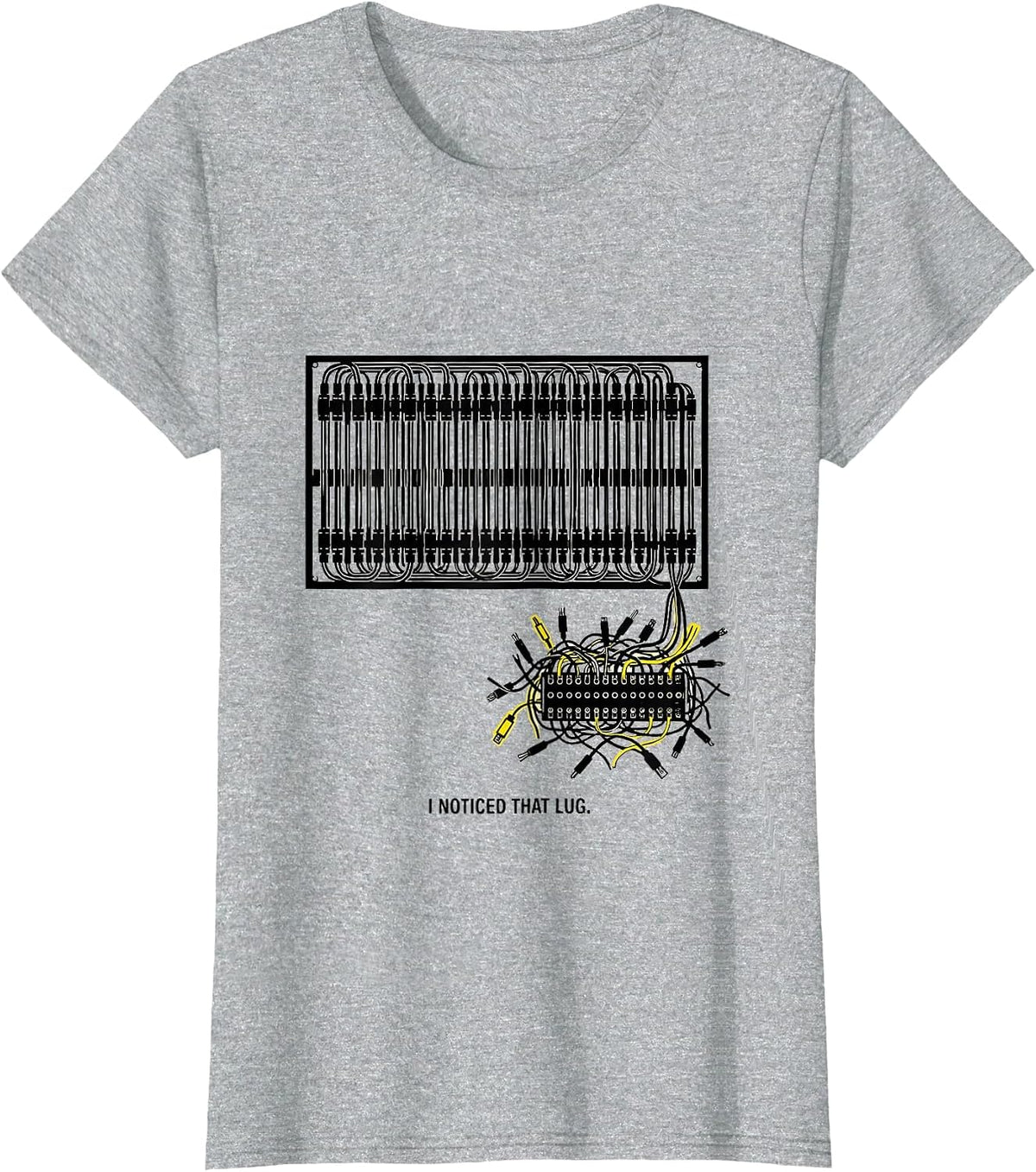 I Noticed That Lug Funny Electrician Trade Humor Gift T-Shirt - Heather Grey