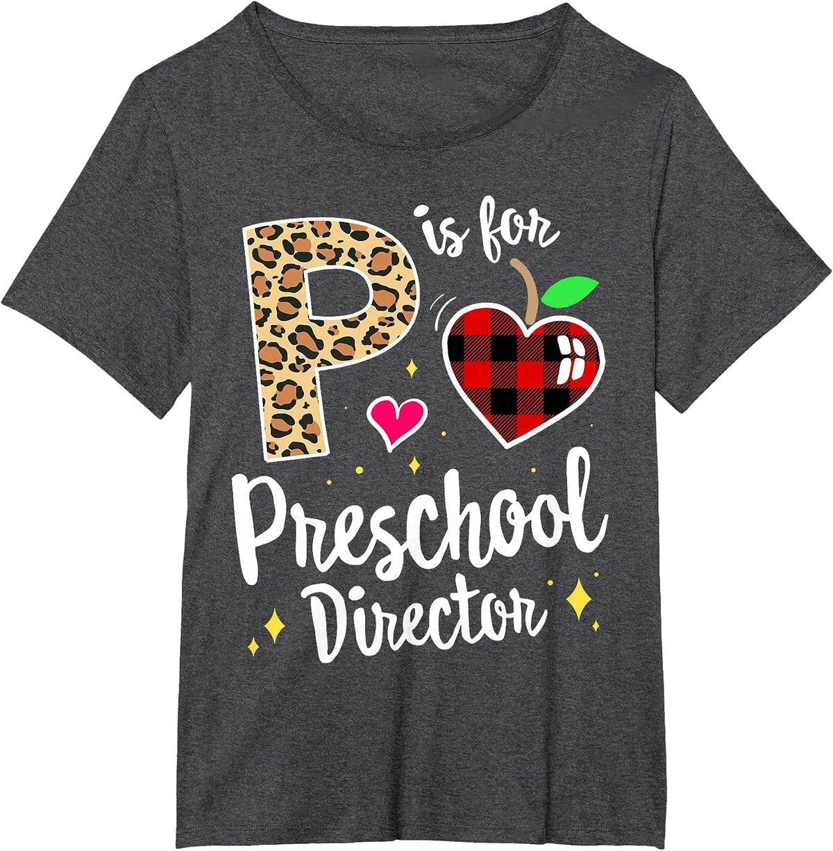 Preschool Director Back to School Daycare Appreciation Thank T-Shirt - Dark Heather Grey